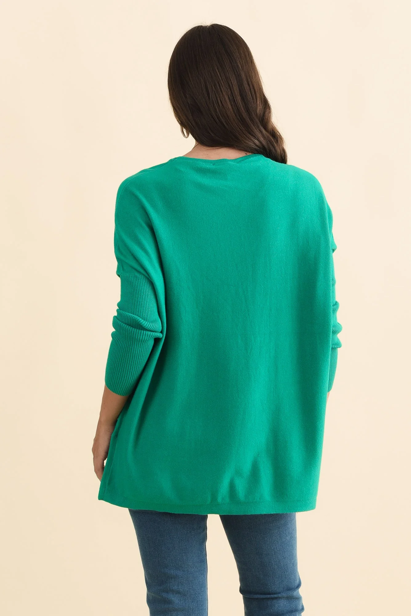 Blakely Teal Batwing Jumper - Image 4