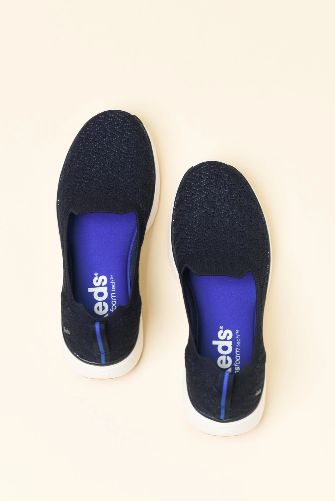 Bliss Walk Navy Knit Loafer - Image 4