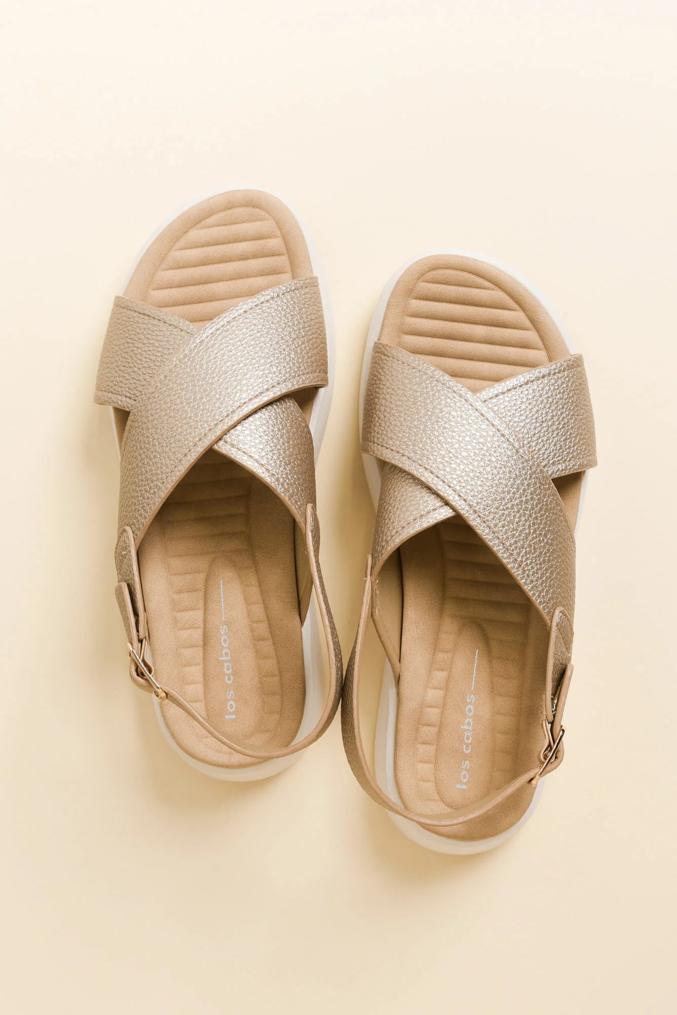 Bogota Gold Platform Sandal - Image 4