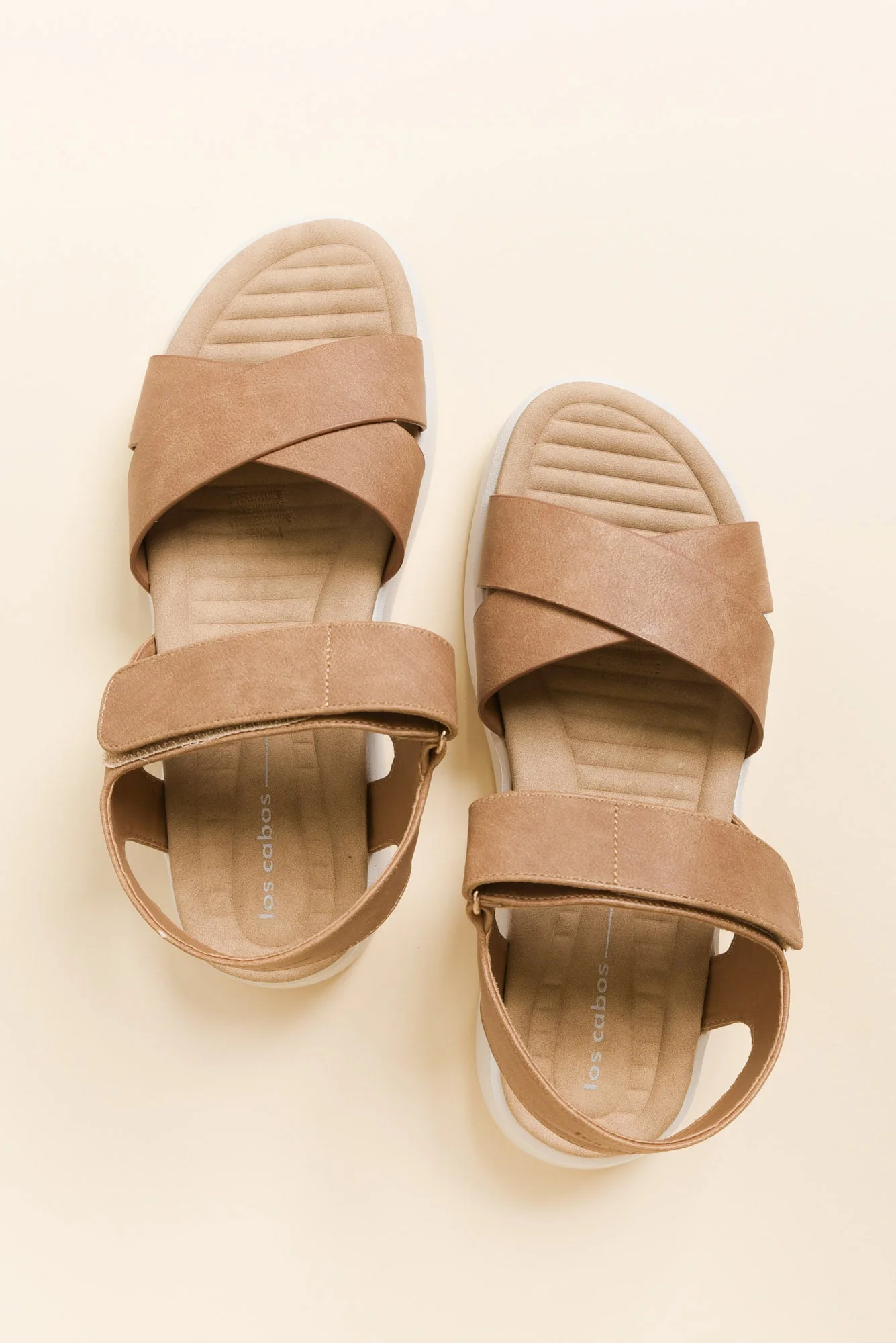 Brasilia Taupe Platform Sandal - Image 3