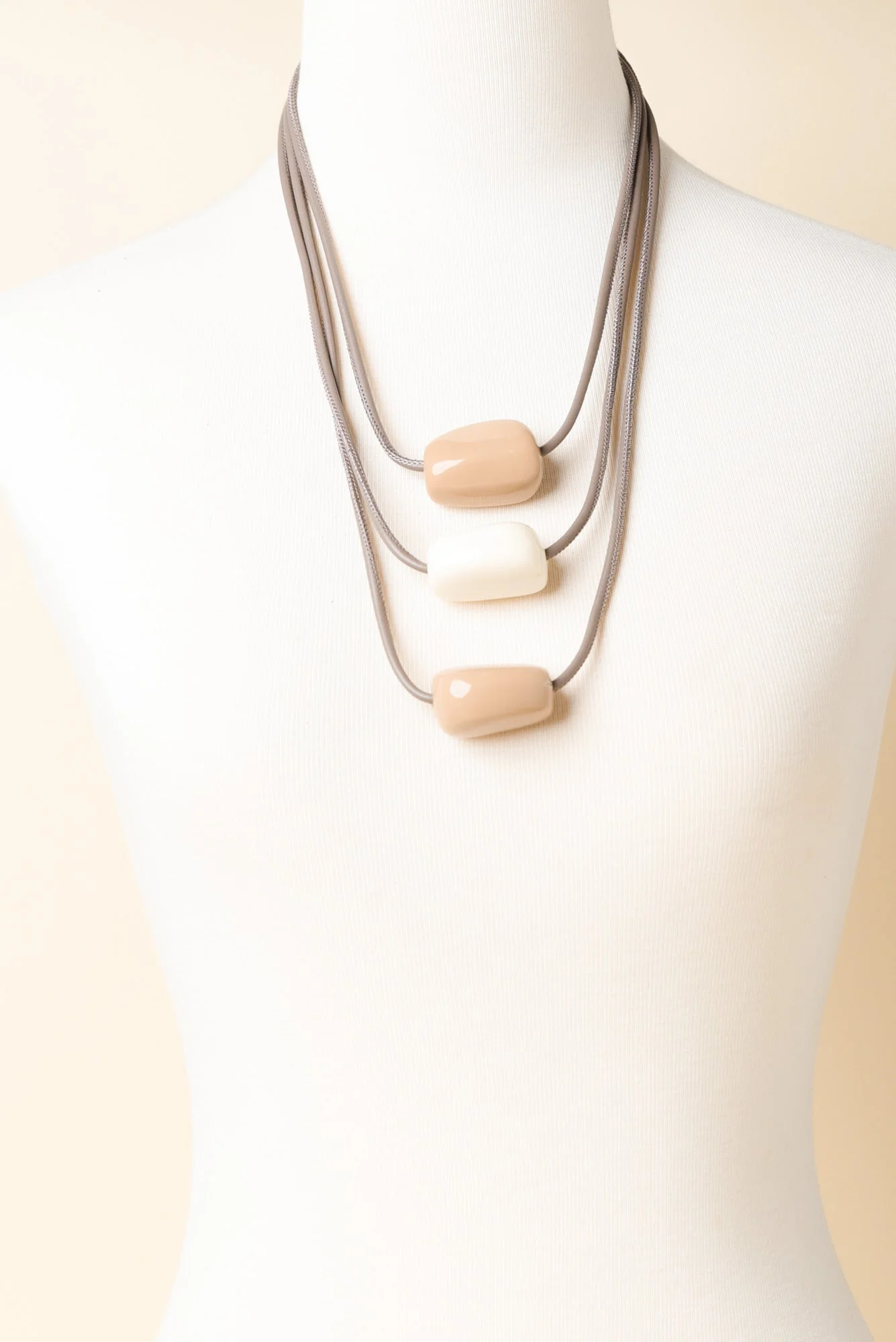 Bray Mocha Beaded Necklace - Image 2