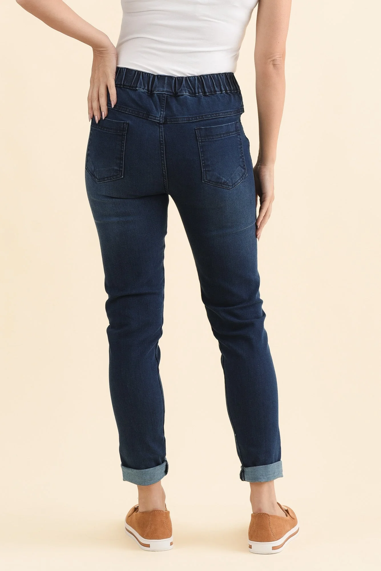 Brussel Blue Denim Stretch Jeans - Image 4