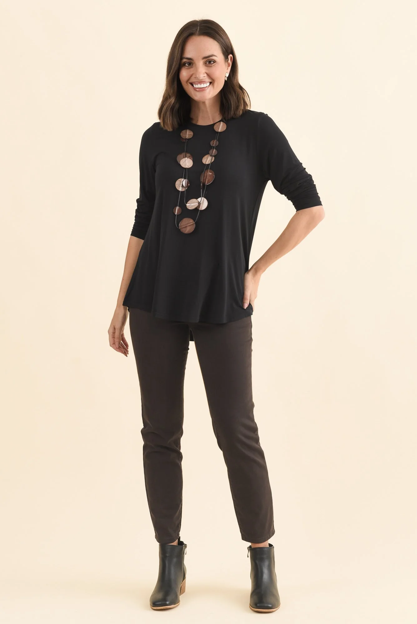 Buttery Carla Black Top - Image 2