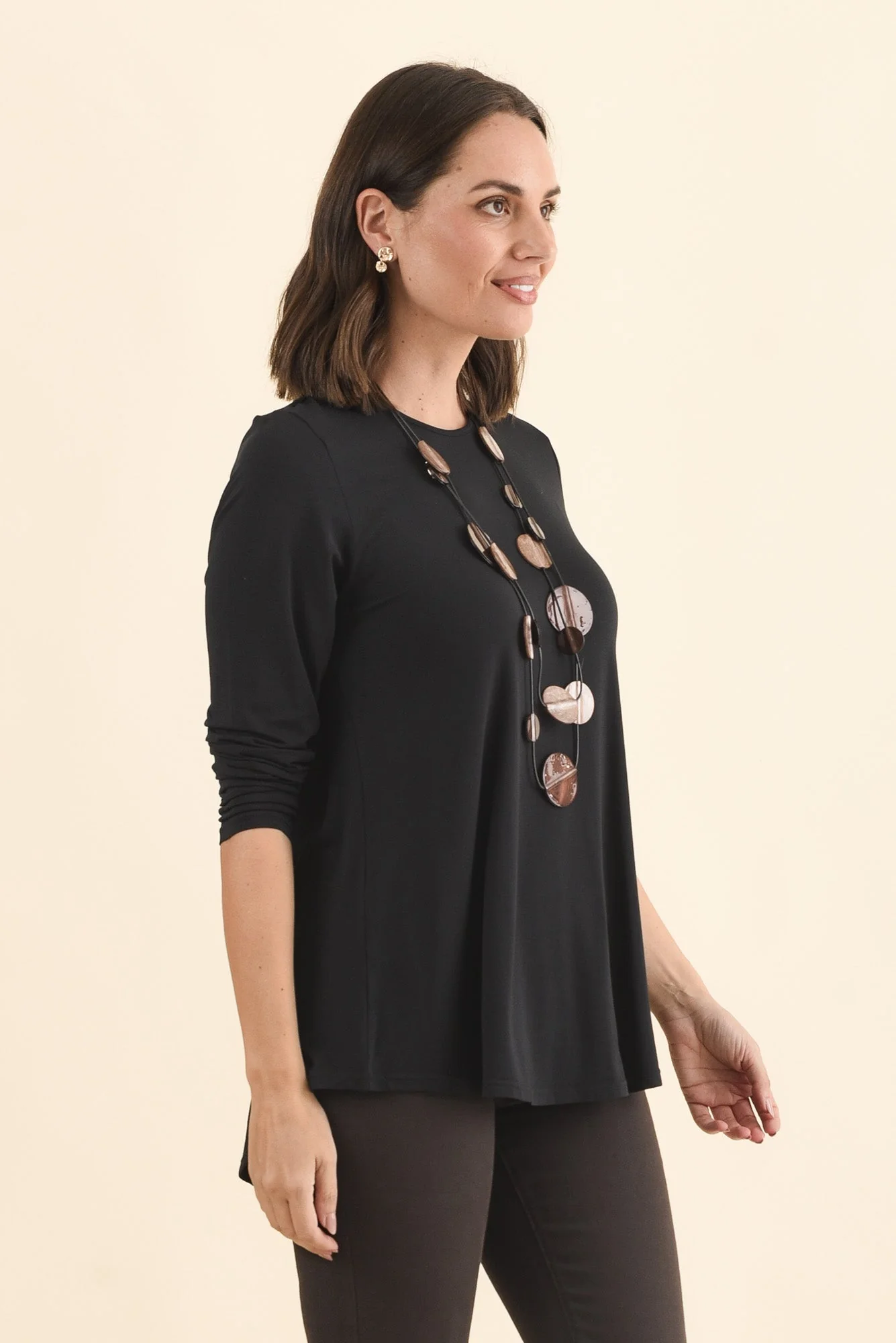Buttery Carla Black Top - Image 3