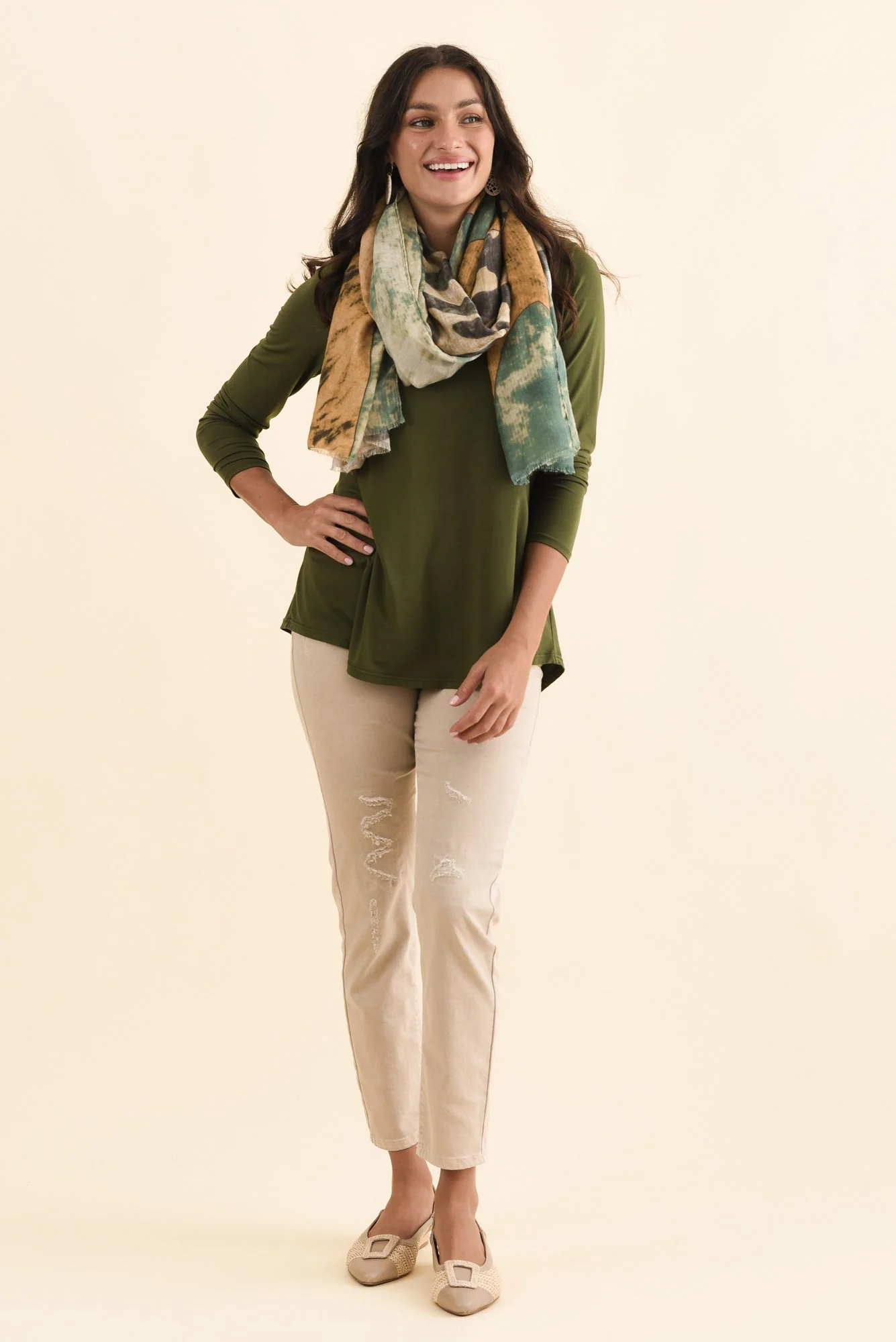 Buttery Carla Green Top - Image 2