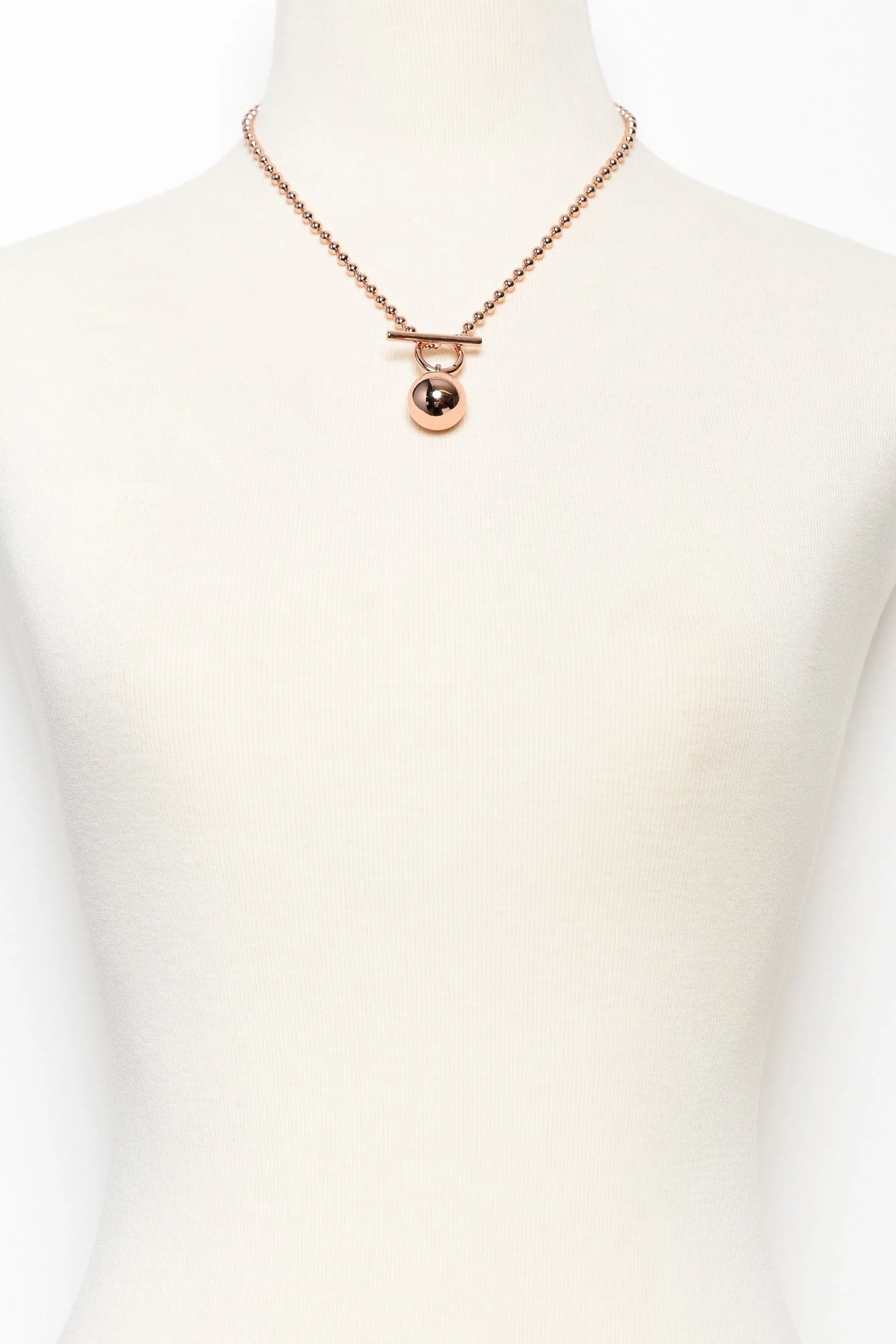 C Minor Rose Gold Pendant Necklace - Image 2