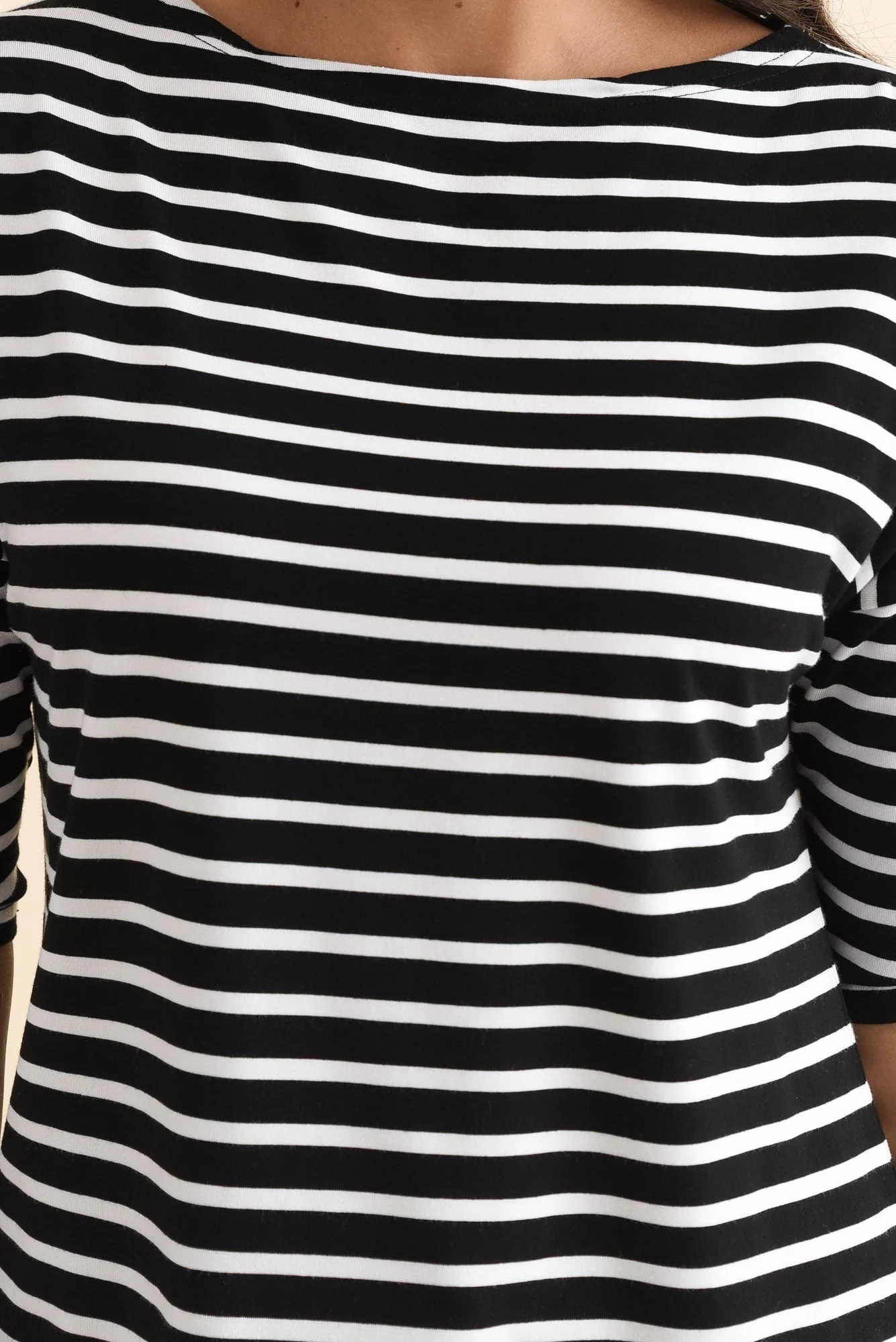 Camila Black Stripe Bamboo Top - Image 6