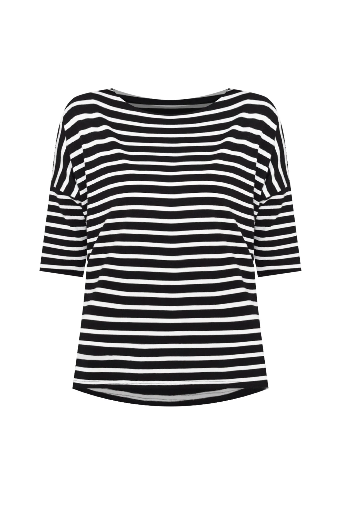 Camila Black Stripe Bamboo Top - Image 7