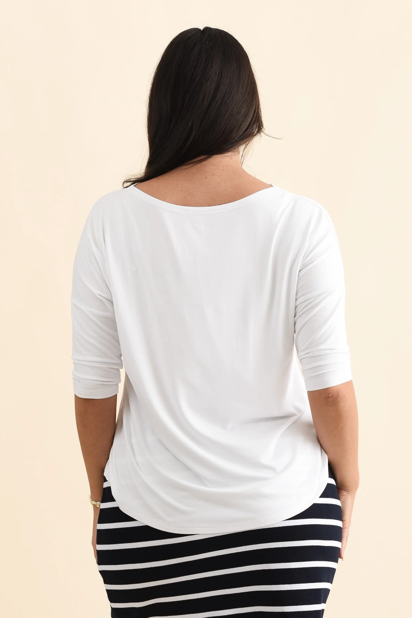 Camila White Bamboo Top - Image 12