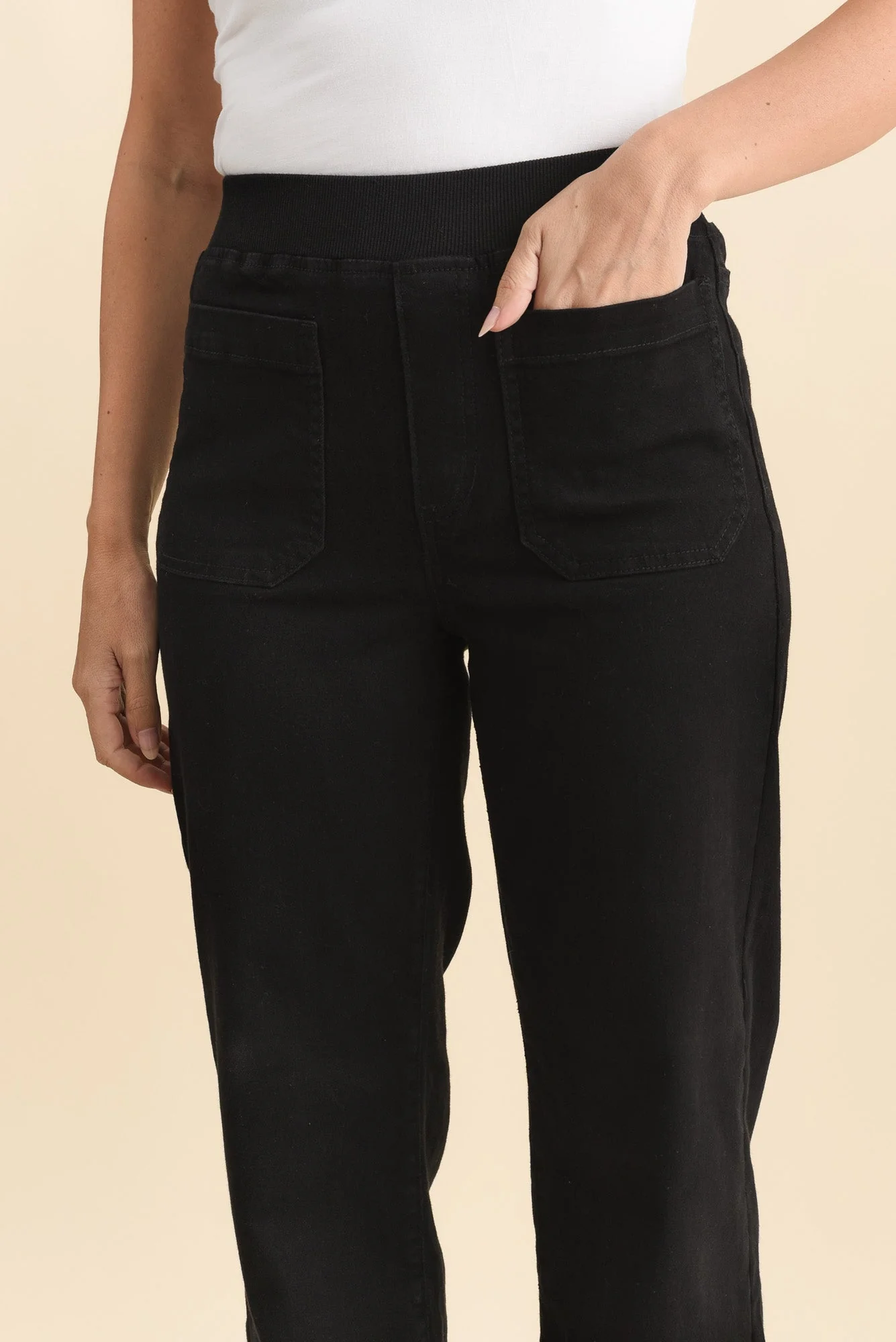 Carpenter Black Stretch Jeans - Image 5