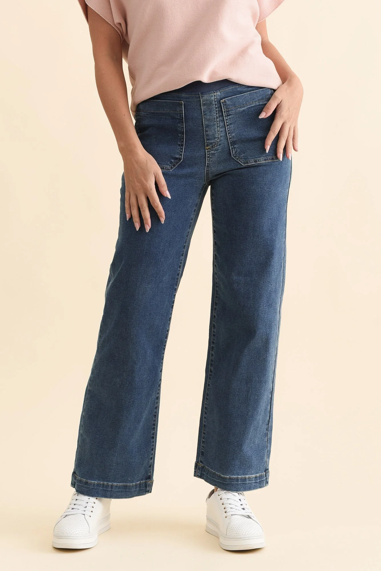 Carpenter Blue Denim Stretch Jeans - Image 2