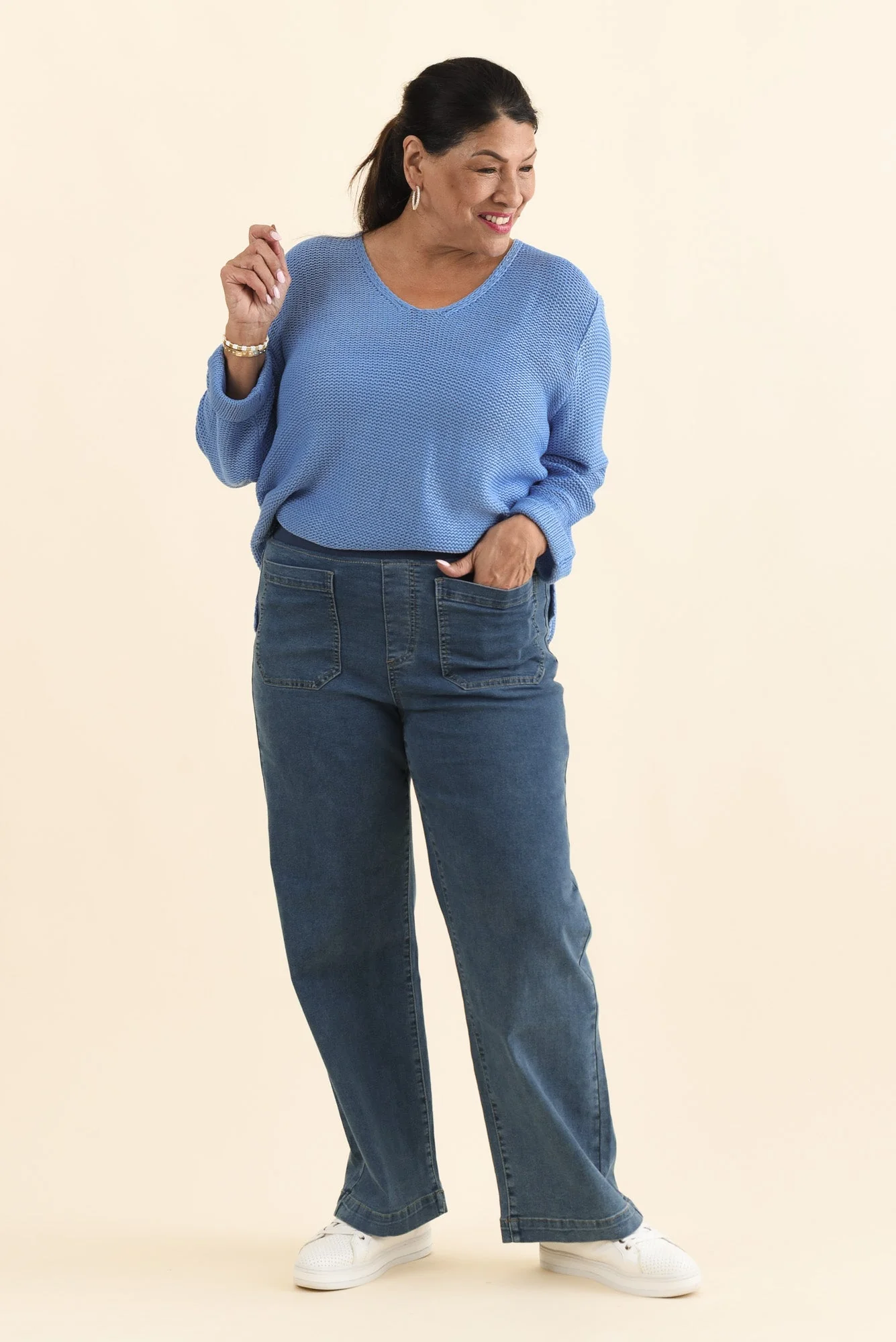 Carpenter Blue Denim Stretch Jeans - Image 9
