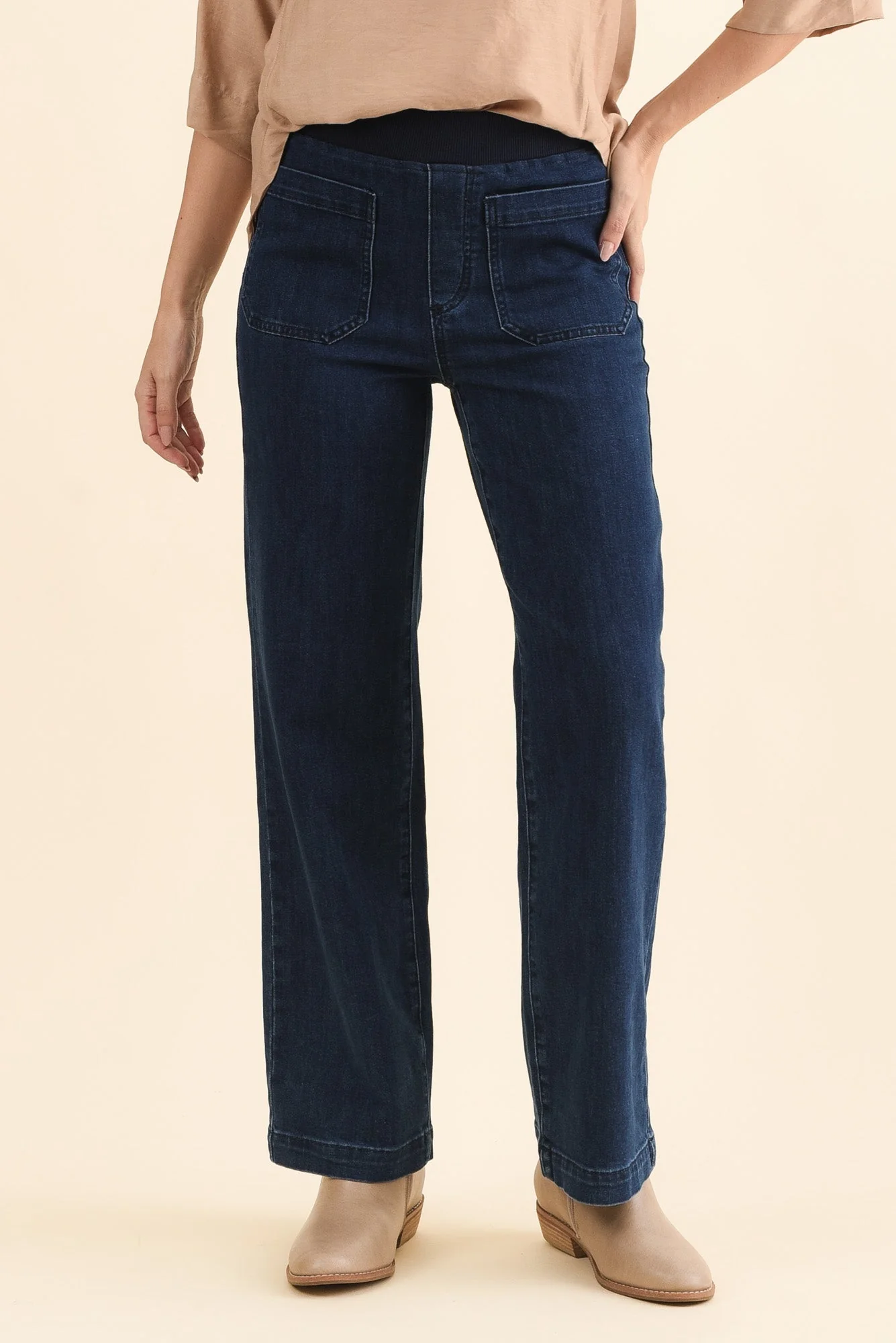 Carpenter Dark Denim Stretch Jeans - Image 2