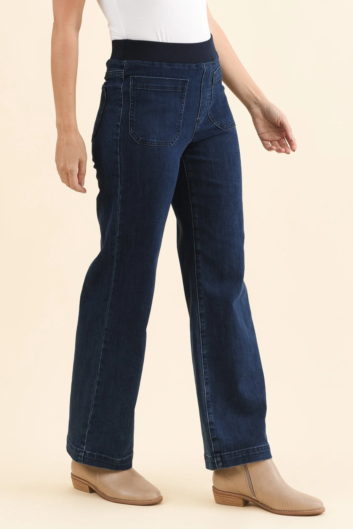 Carpenter Dark Denim Stretch Jeans - Image 4