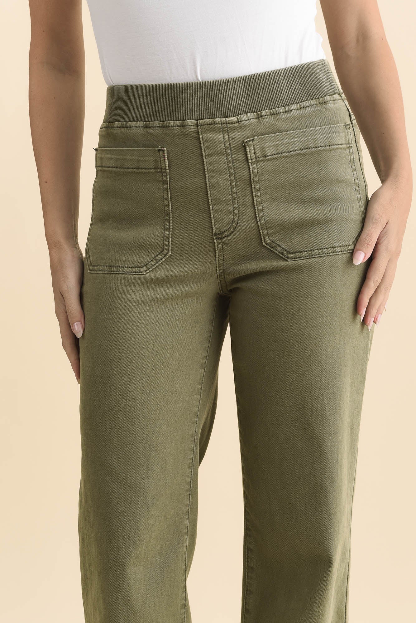 Carpenter Khaki Stretch Jeans - Image 4