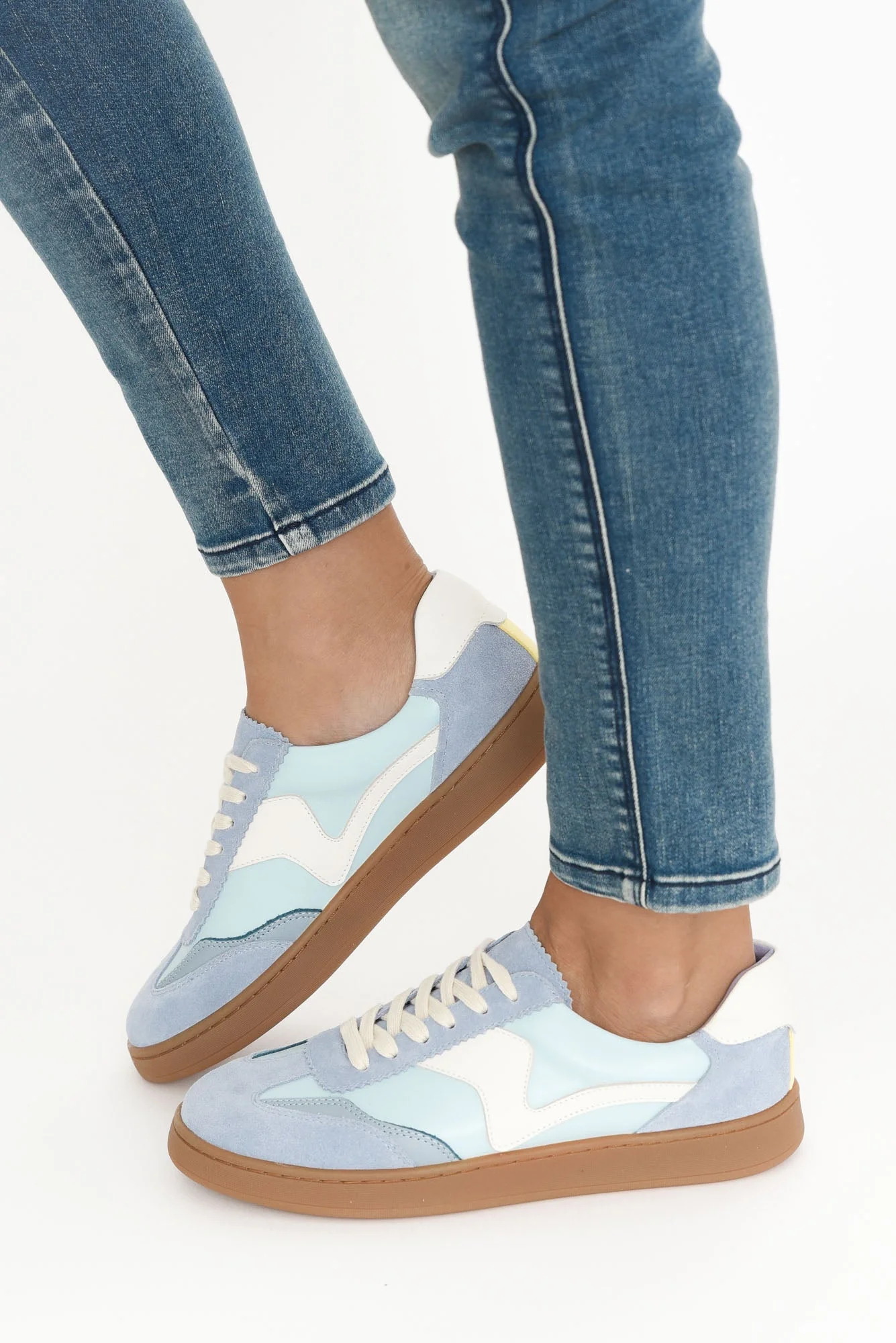 Castro Blue Suede Leather Sneaker - Image 5