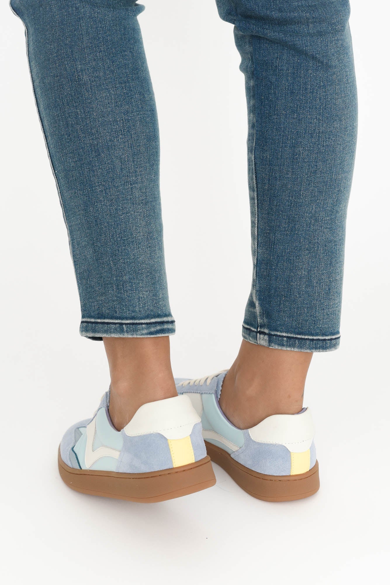 Castro Blue Suede Leather Sneaker - Image 6