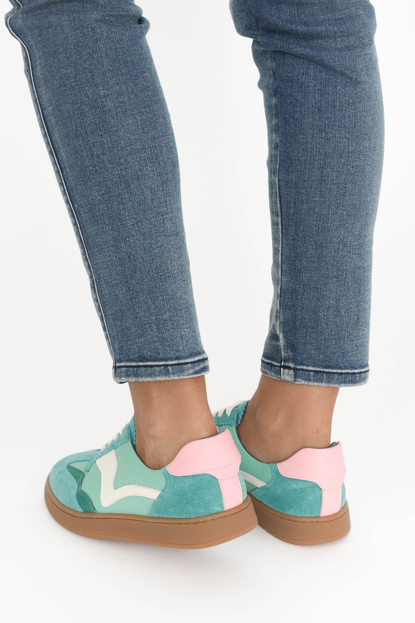 Castro Green Suede Leather Sneaker - Image 6