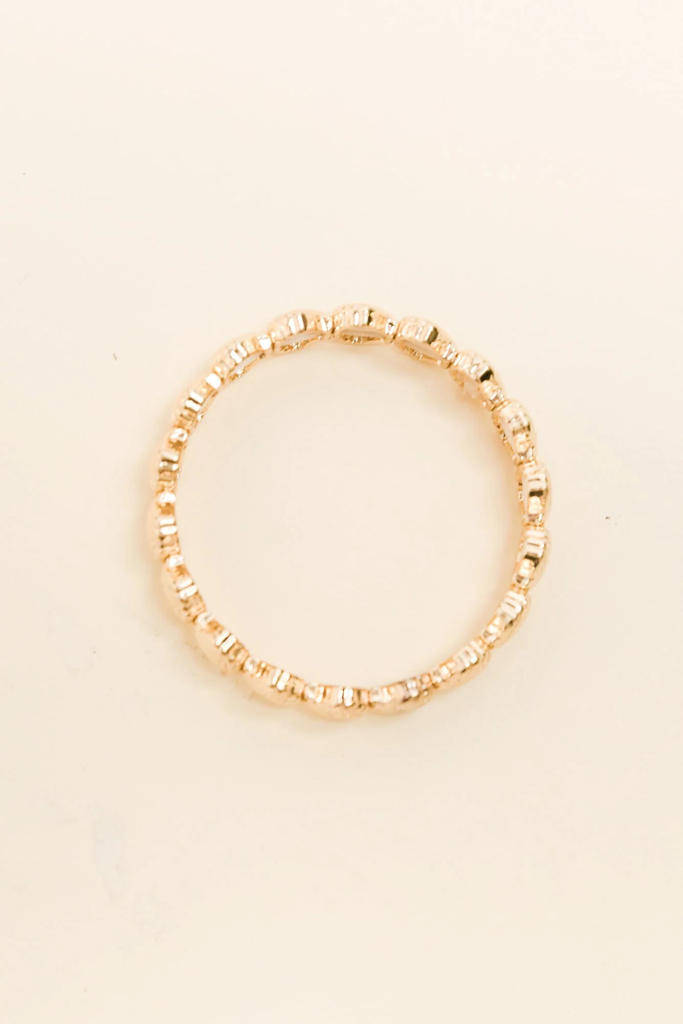 Chantilly Gold Shell Beaded Bracelet - Image 2