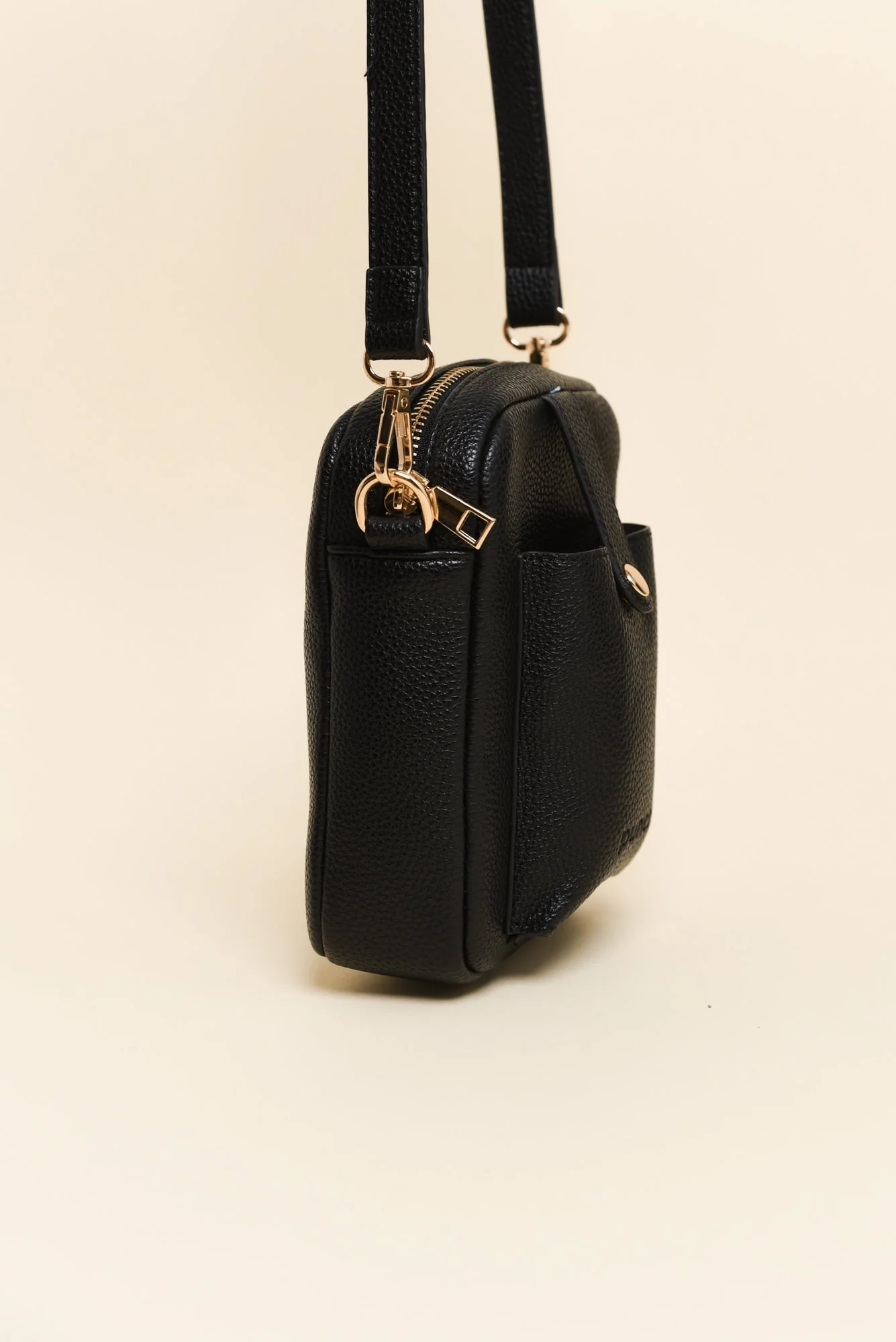 Charlie Black Crossbody Bag - Image 2
