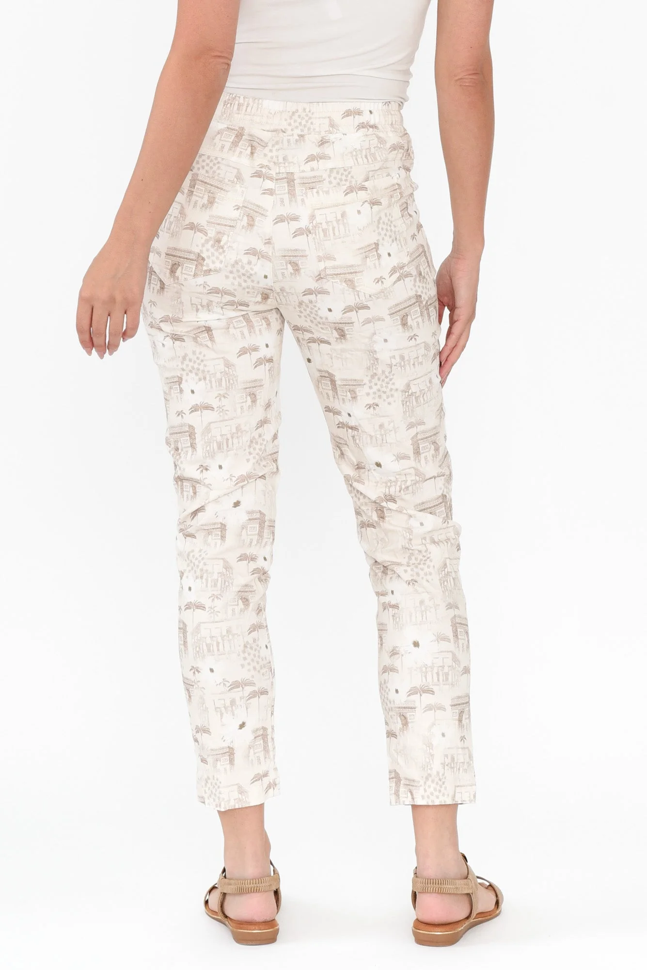 Cherie Natural Vista Drawstring Pants - Image 4