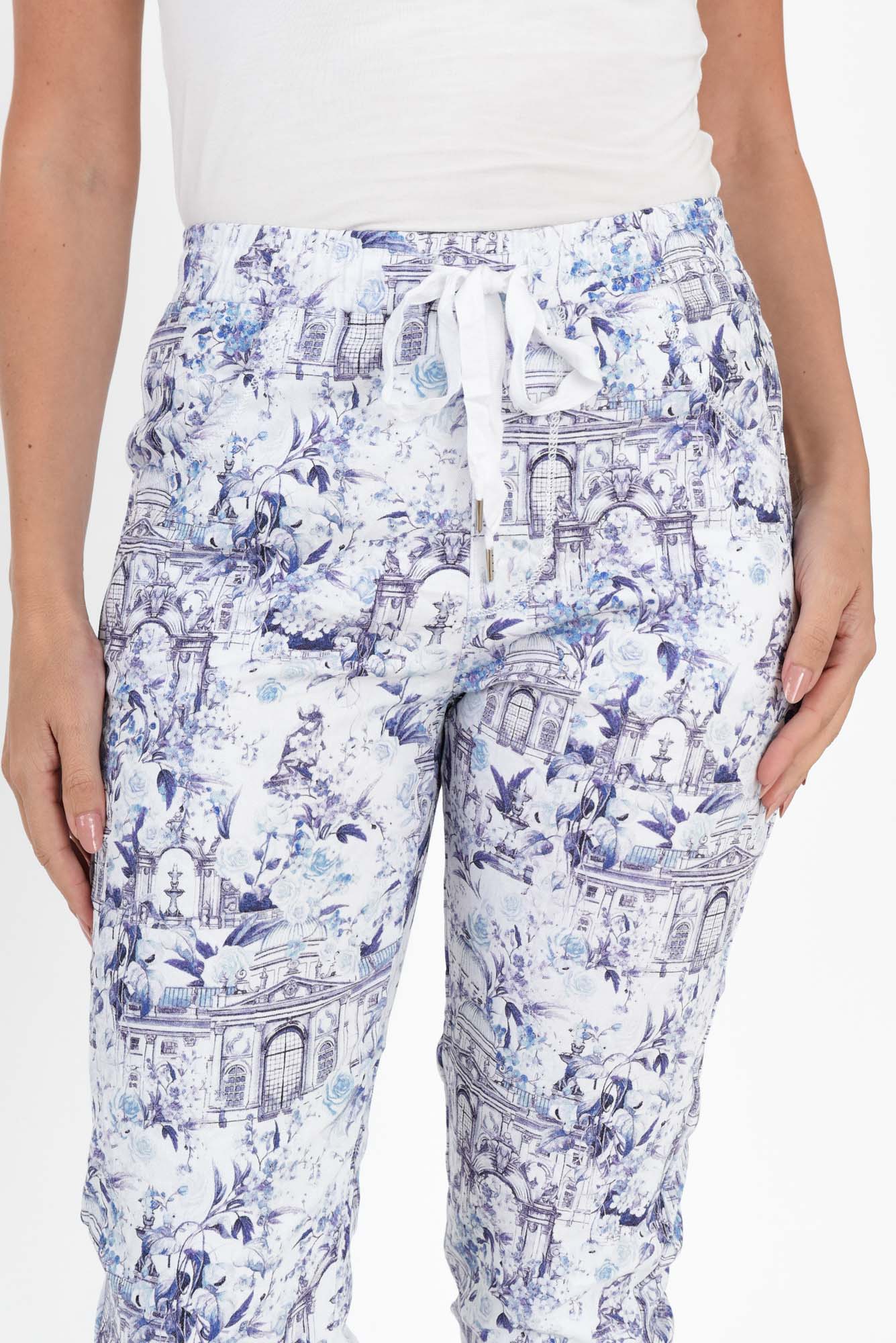 Cherie Navy Vista Drawstring Pants - Image 5