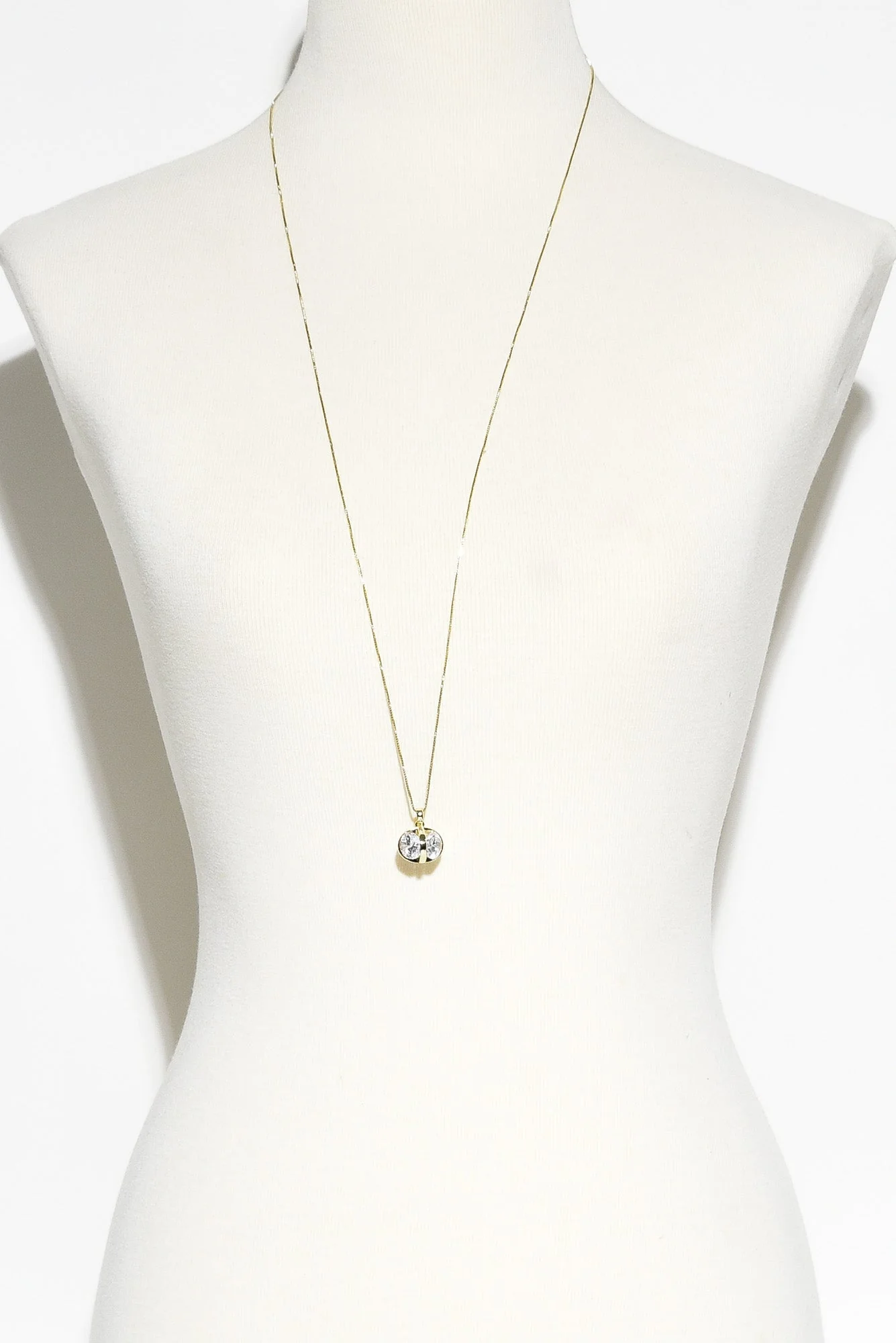 Coco Gold Diamante Necklace - Image 2