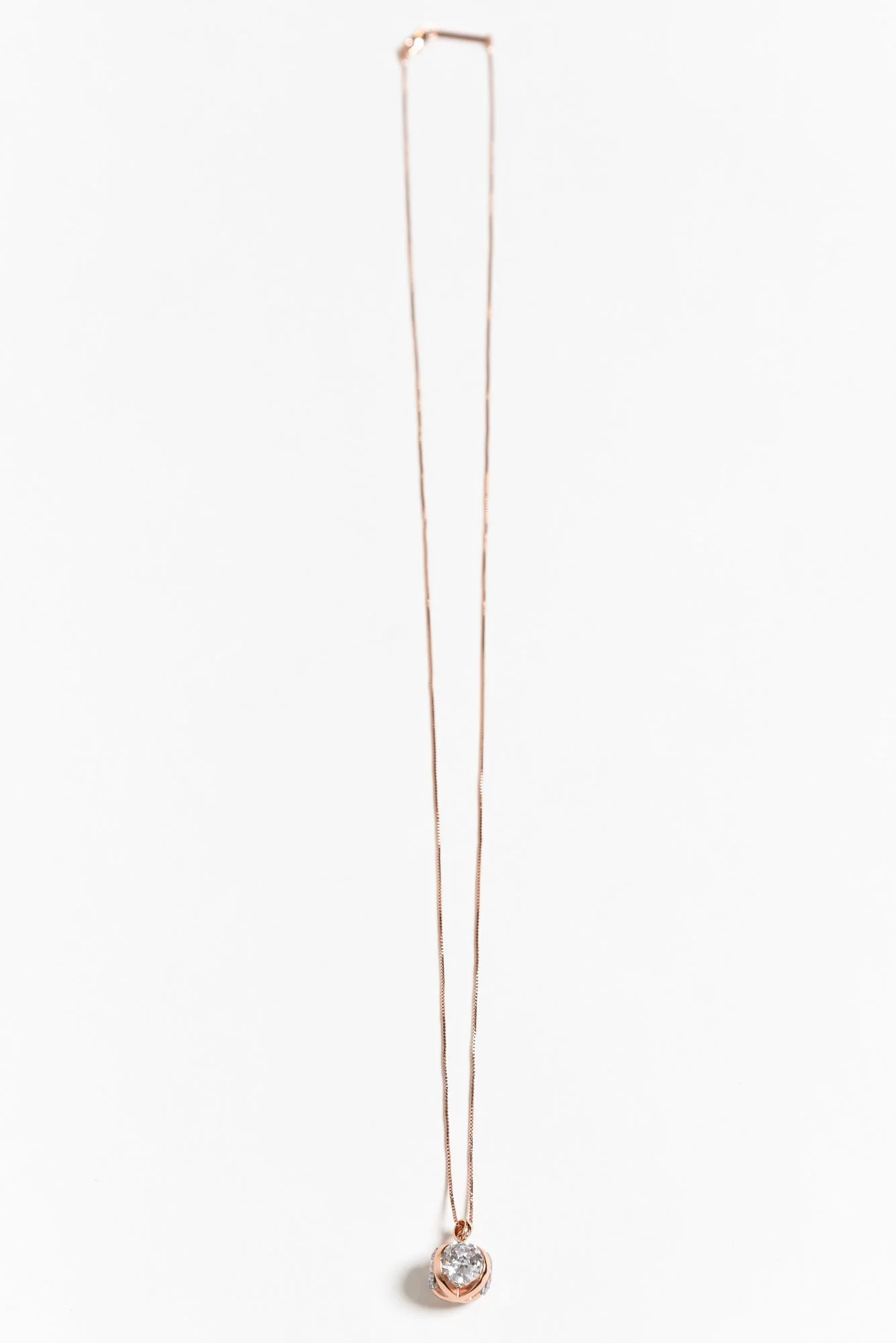Coco Rose Gold Diamante Necklace - Image 3