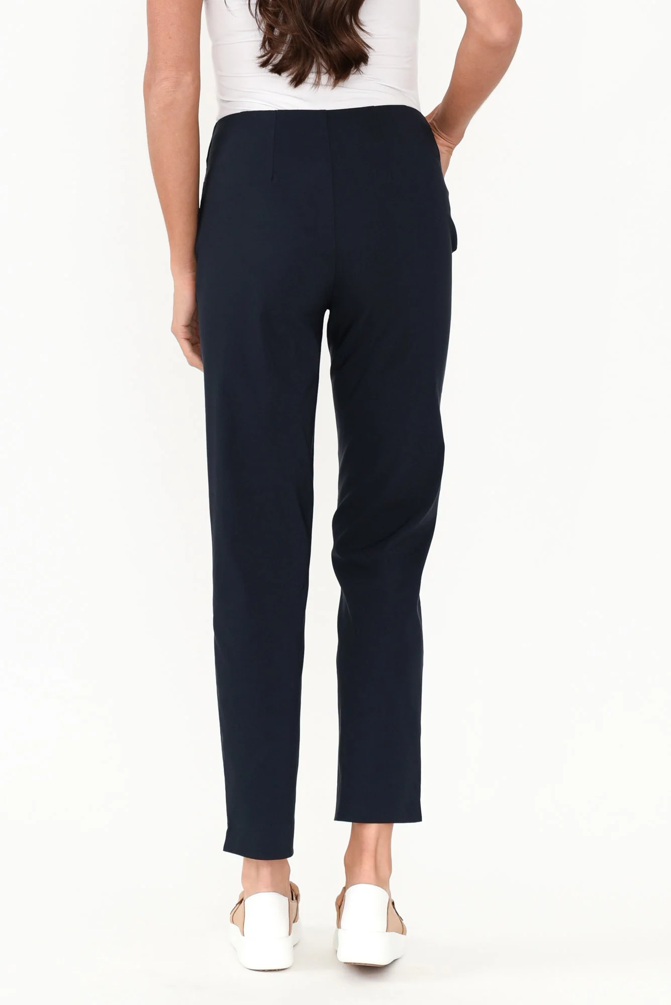 Cody Navy Stretch Pants - Image 5