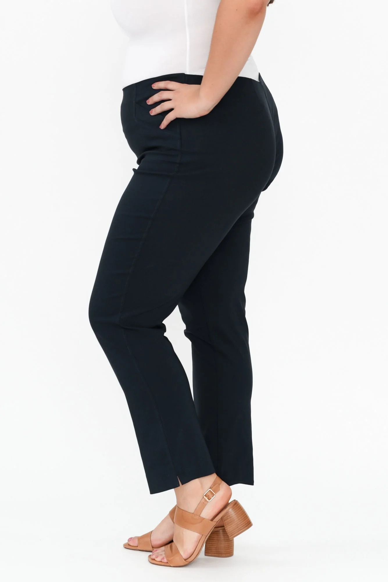 Cody Navy Stretch Pants - Image 9