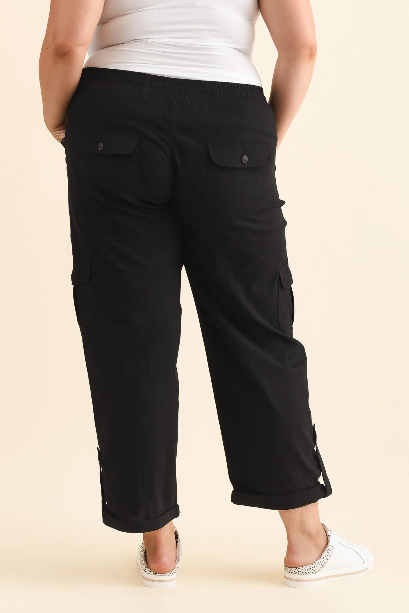 Colette Black Cargo Pants - Image 12