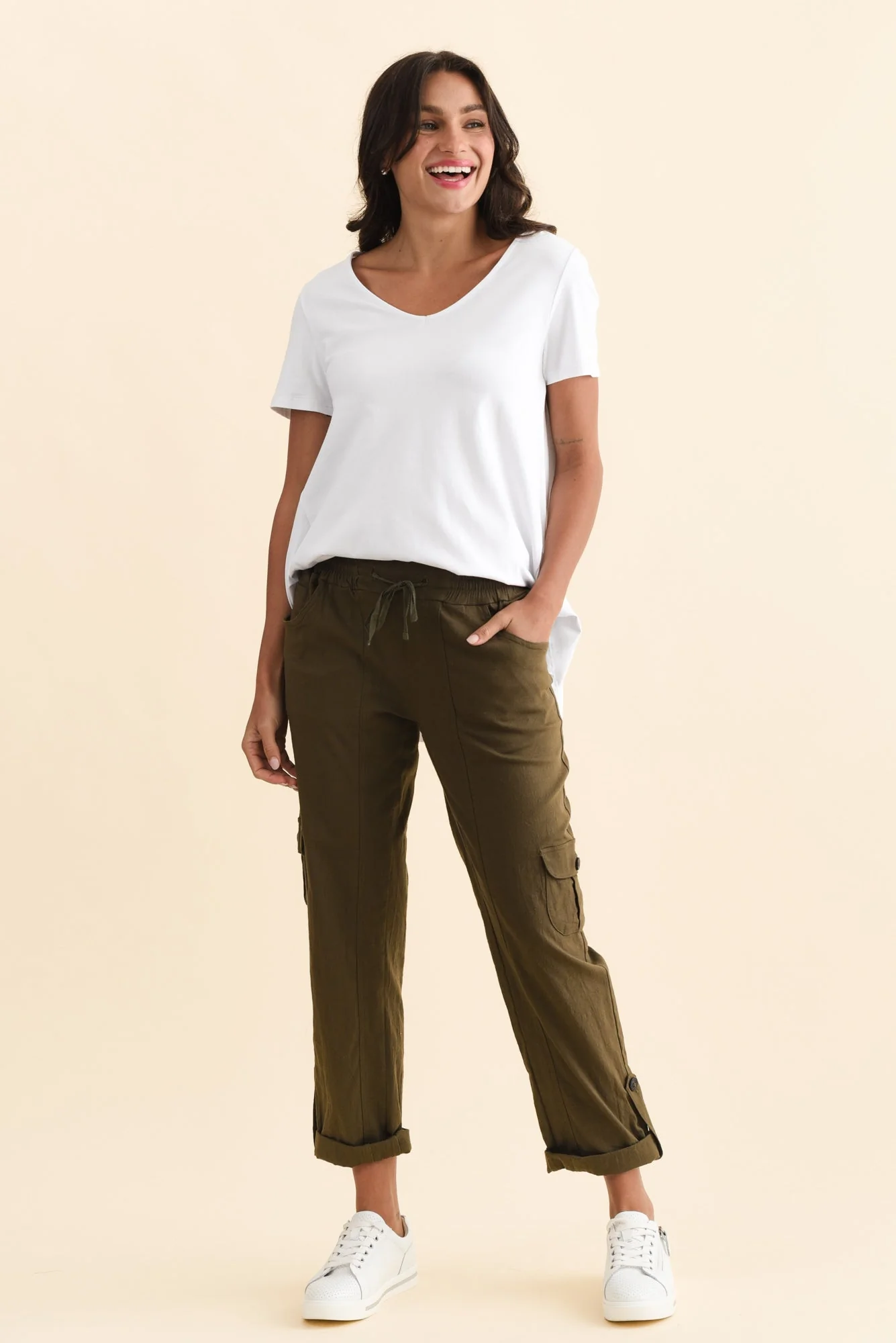 Montreal White Cotton Tee - Image 3