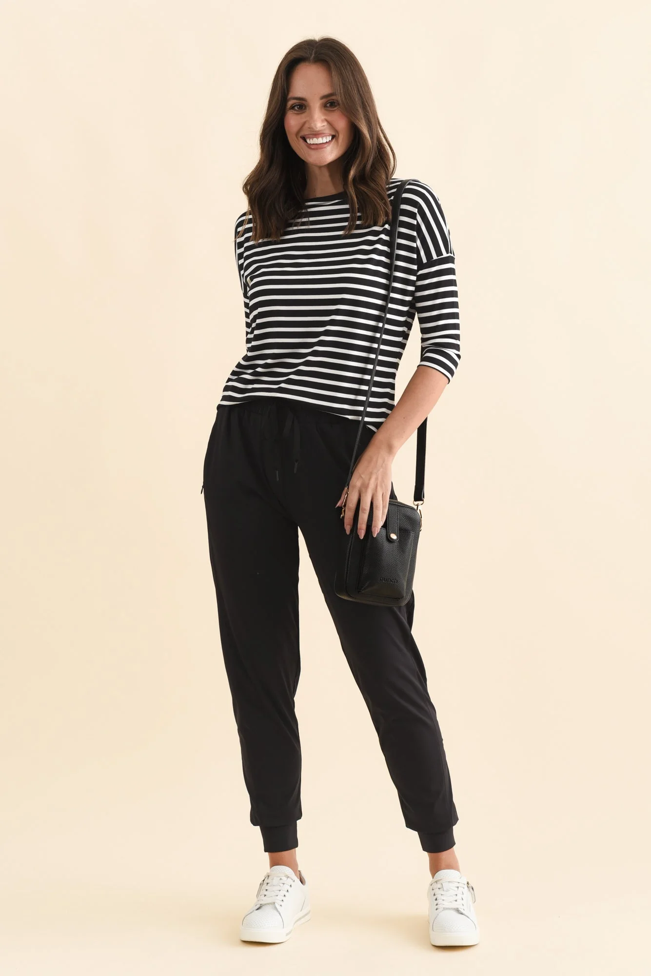 Collins Black Tie Jogger Pants - Image 2