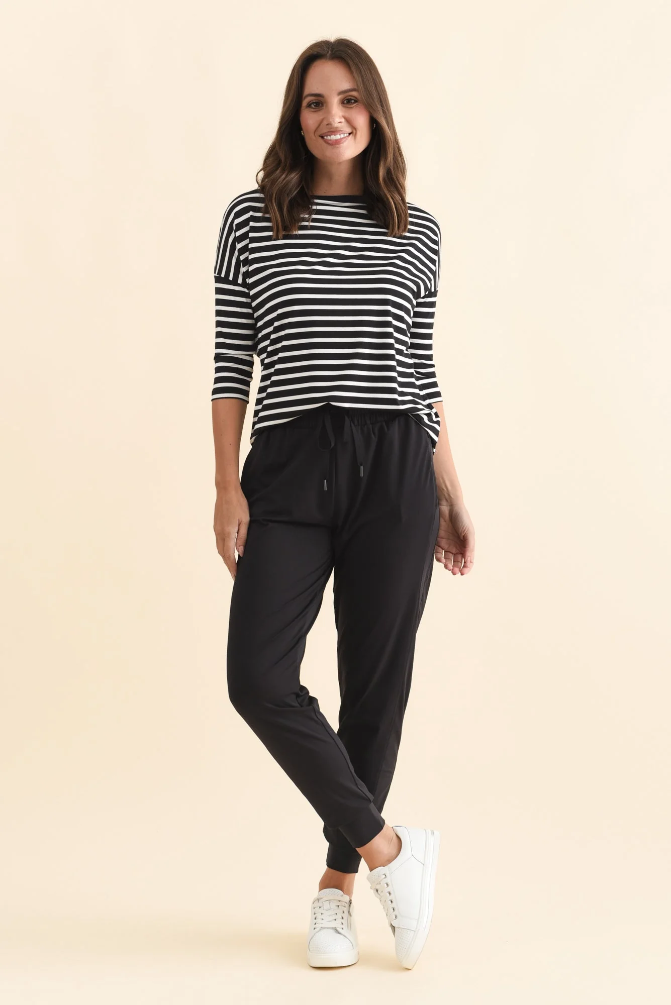 Collins Black Tie Jogger Pants - Image 6