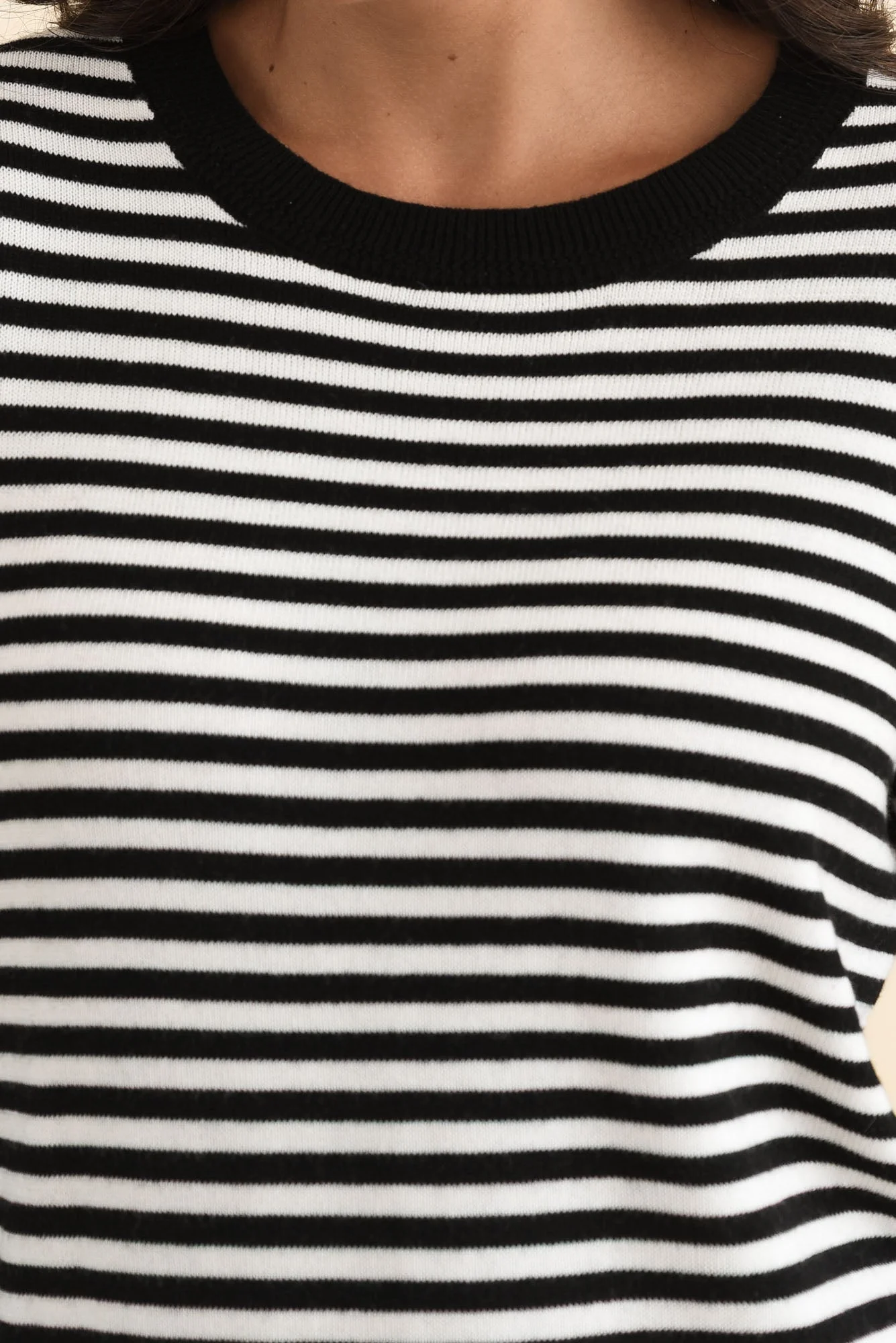 Colorado Black Stripe Knit Top - Image 5