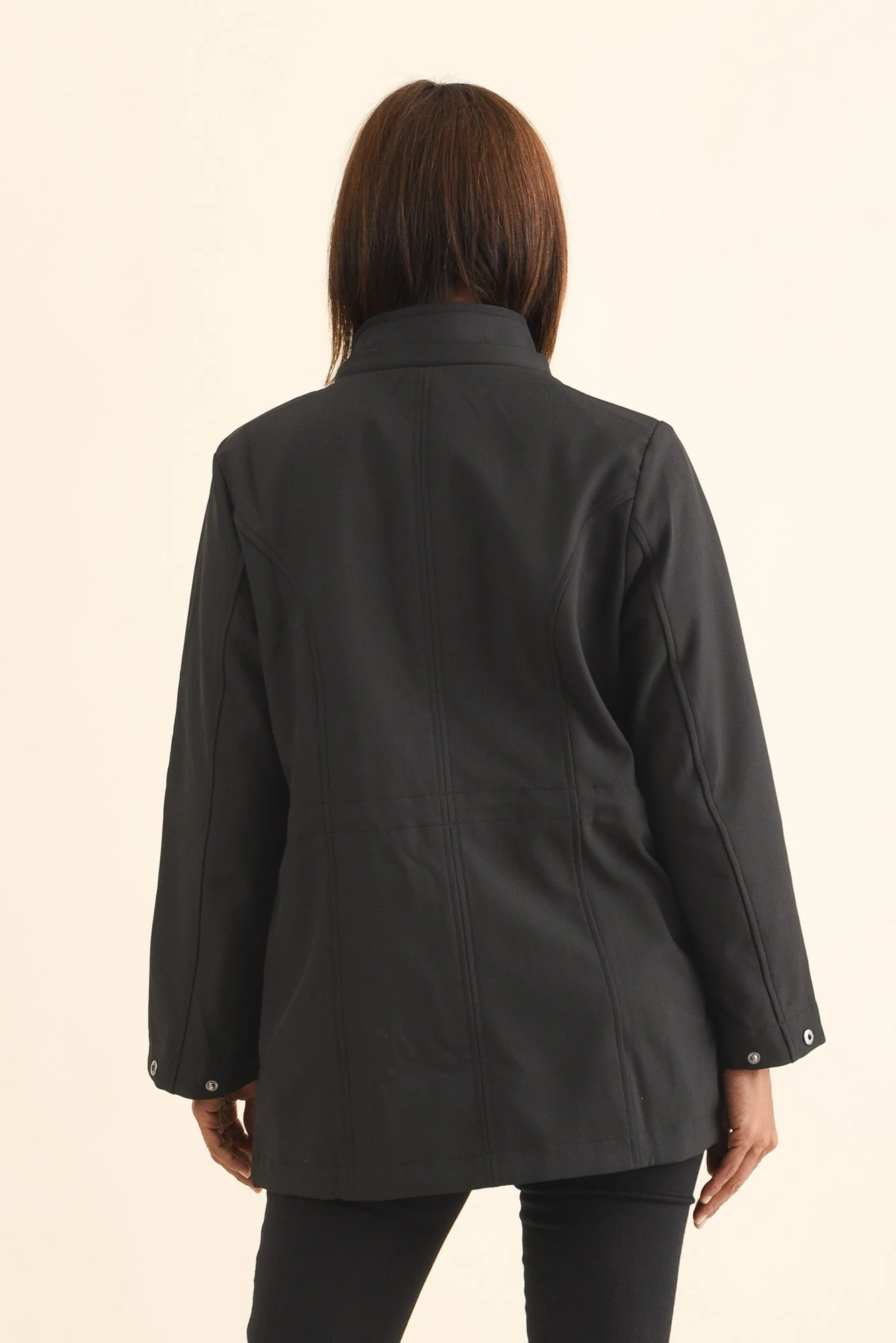 Cora Black Zip Jacket - Image 4