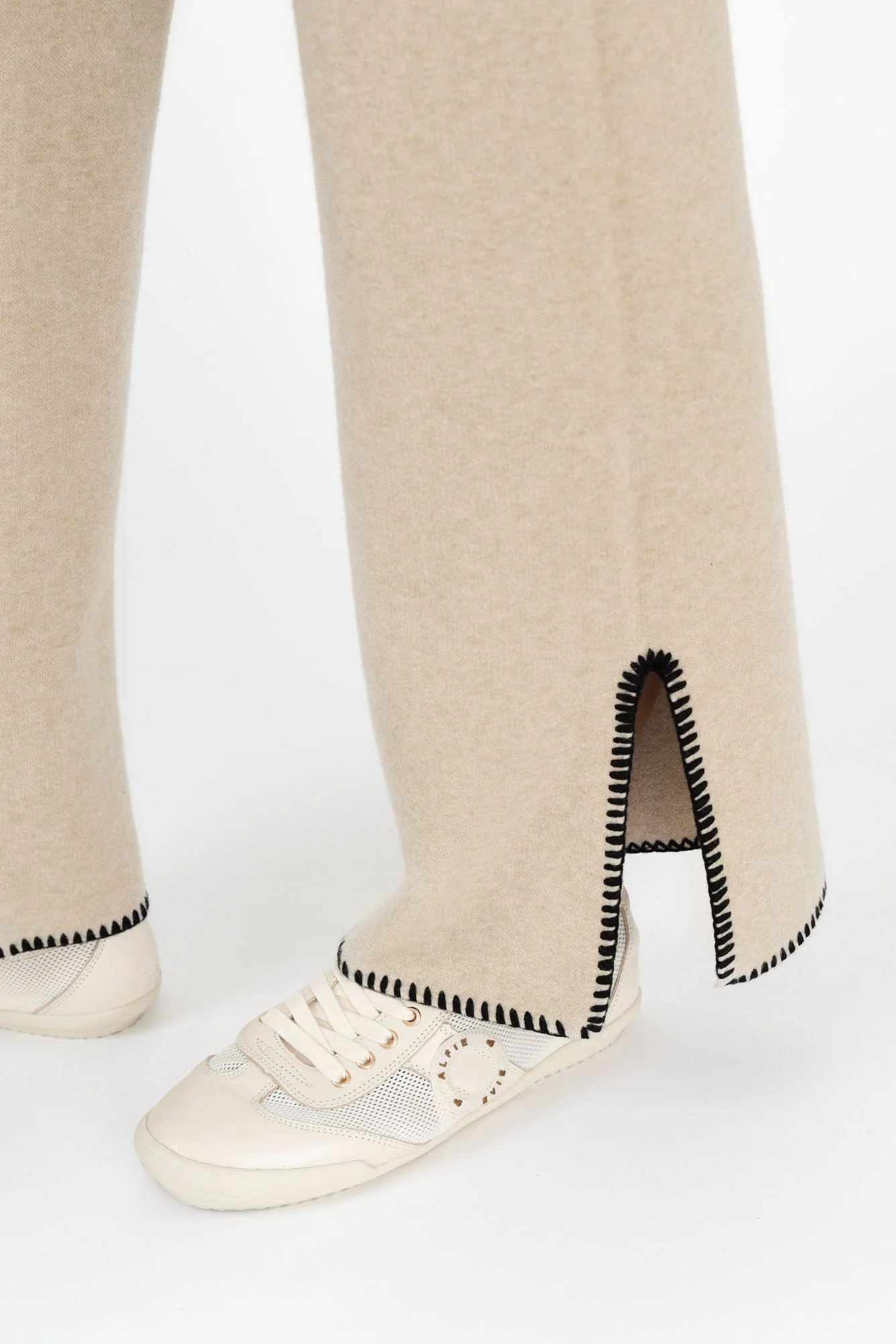 Cosette Natural Contrast Knit Pants - Image 6