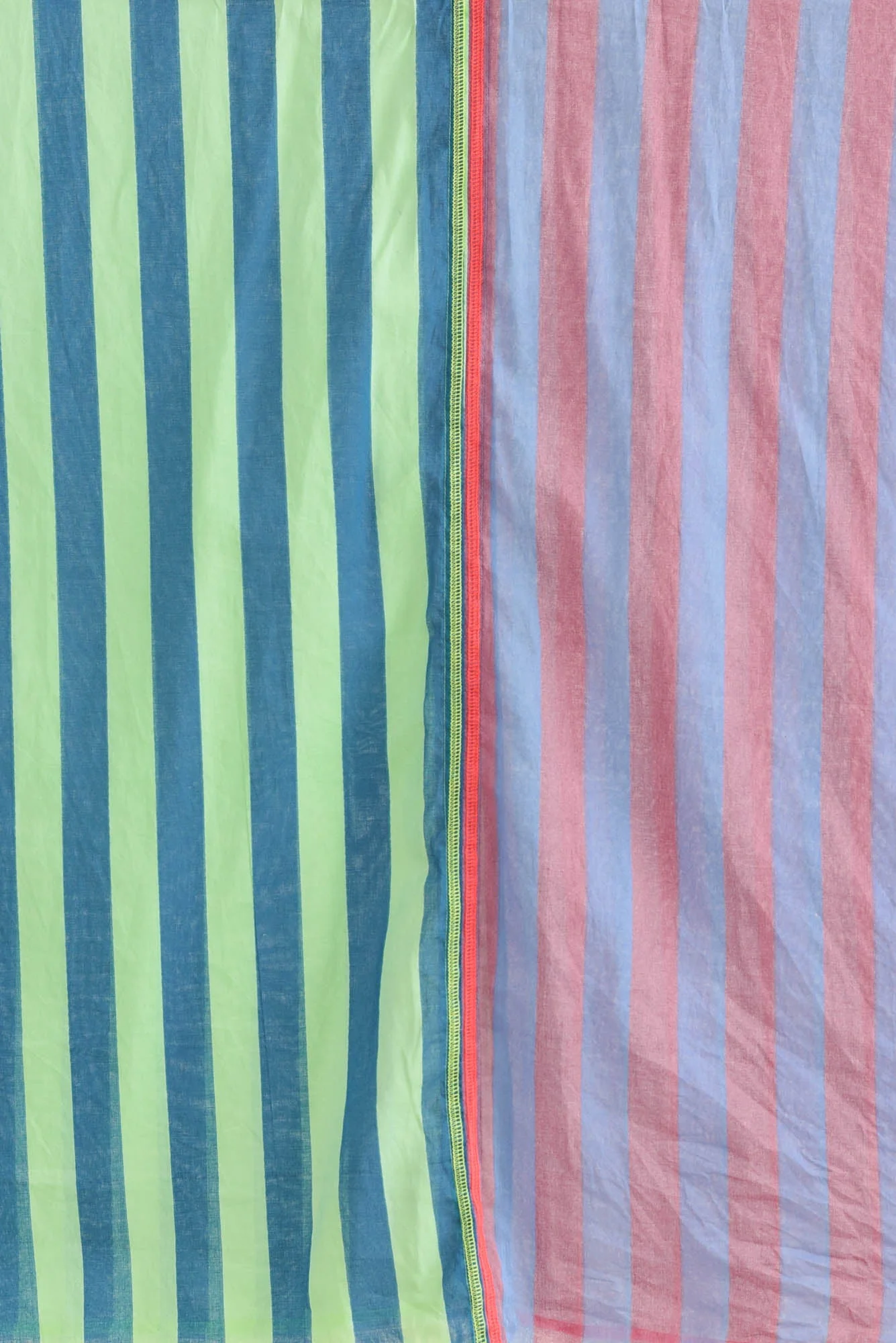 Cosmos Blue Stripe Cotton Sarong - Image 8