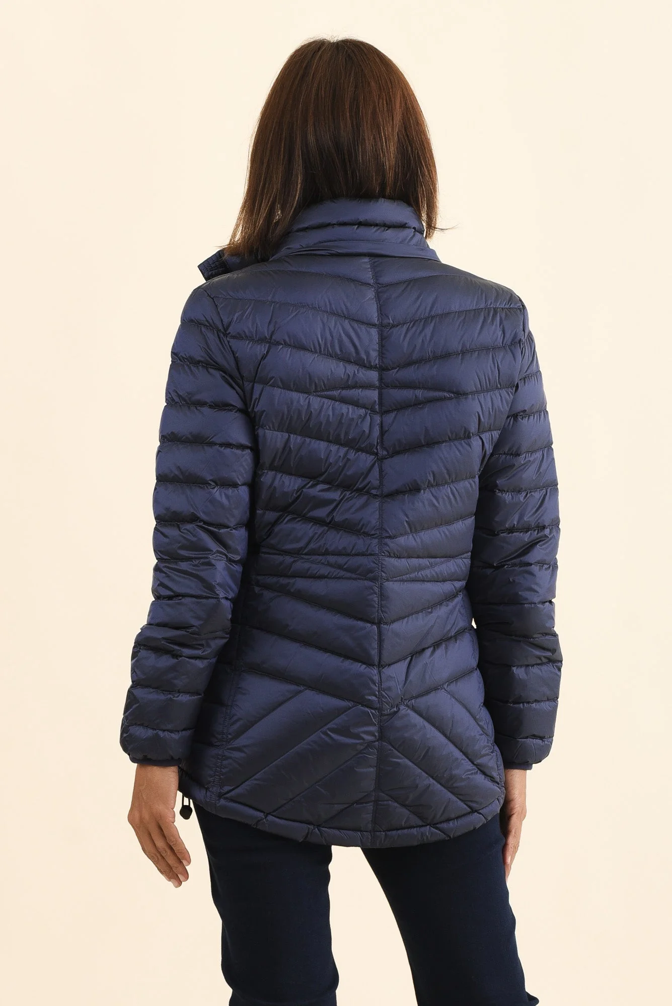 Cushla Navy Down Puffer Jacket - Image 5
