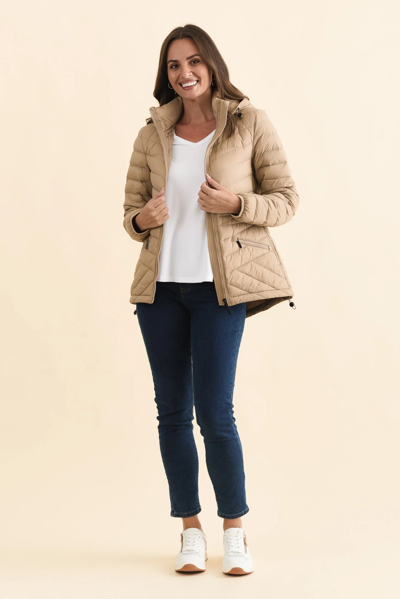 Cushla Oat Down Puffer Jacket - Image 2