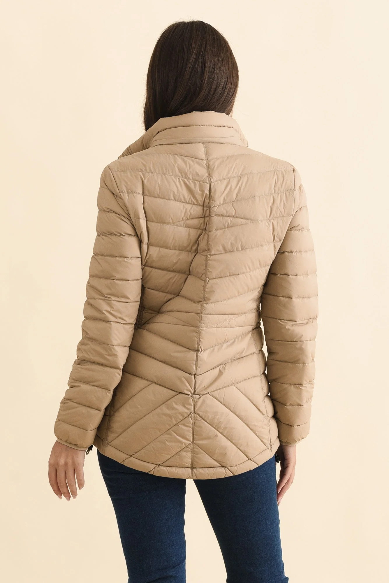 Cushla Oat Down Puffer Jacket - Image 5