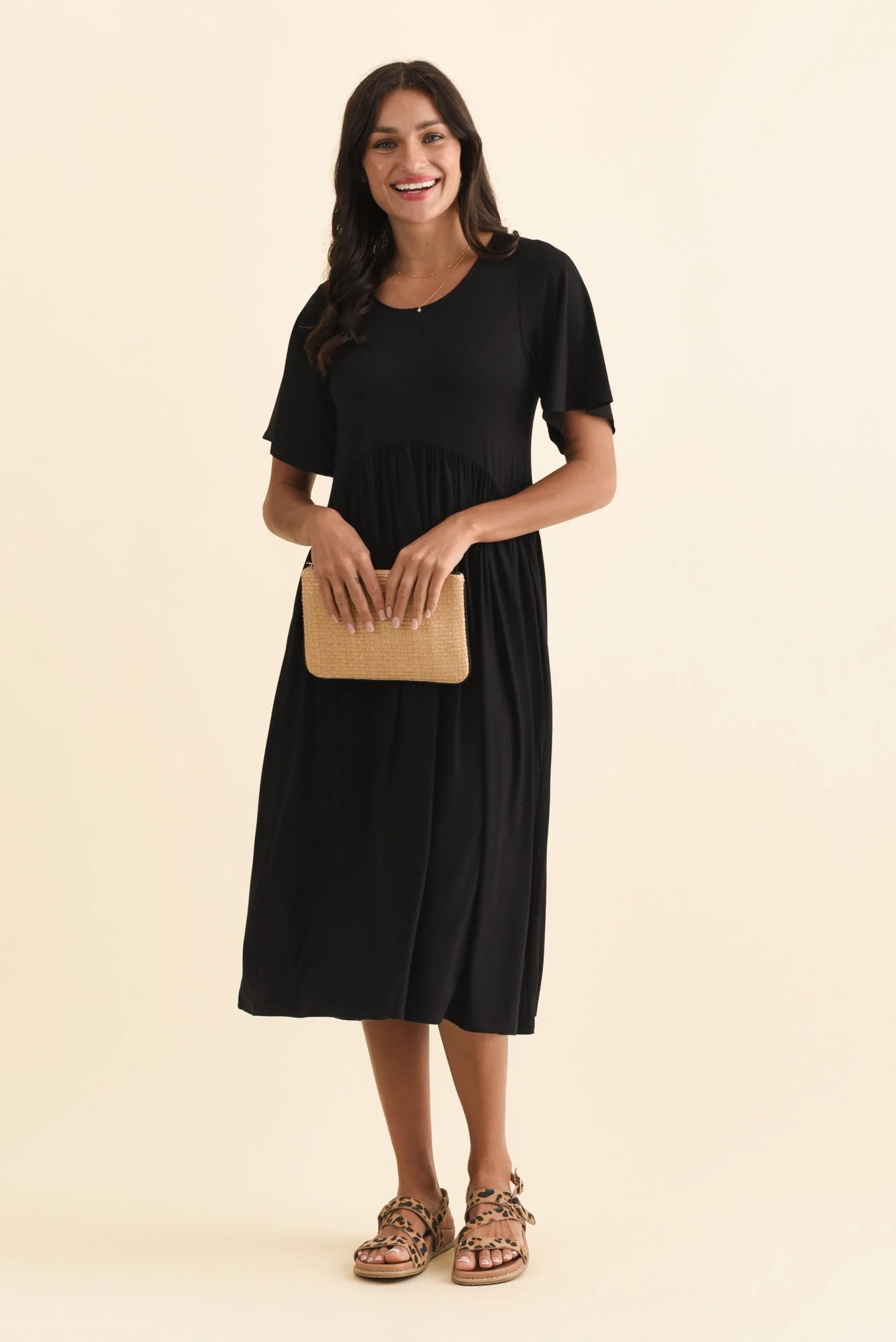 Dalton Black Crescent Dress - Image 2