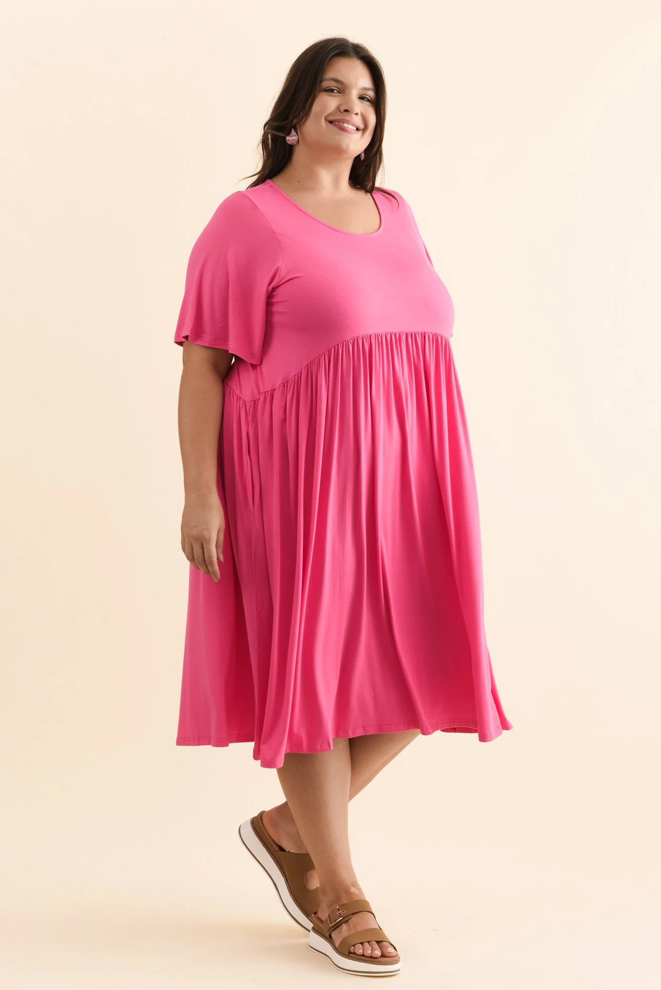Dalton Pink Crescent Dress - Image 10