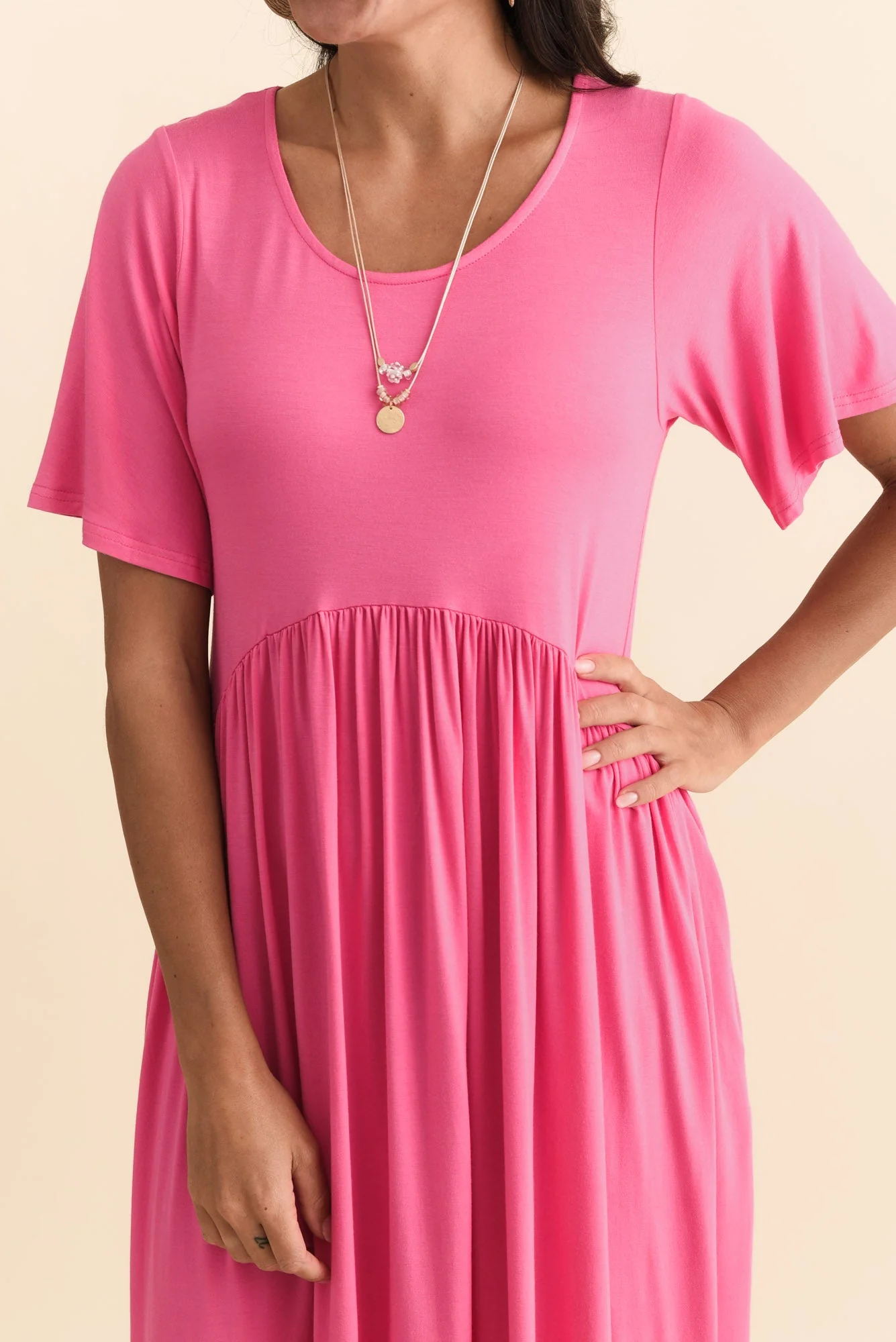Dalton Pink Crescent Dress - Image 6