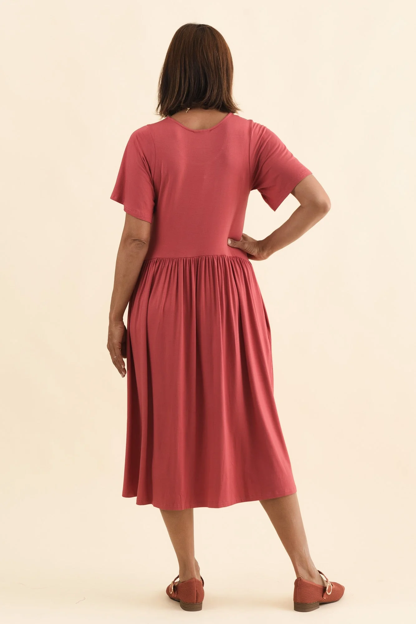 Dalton Rust Crescent Dress - Image 5
