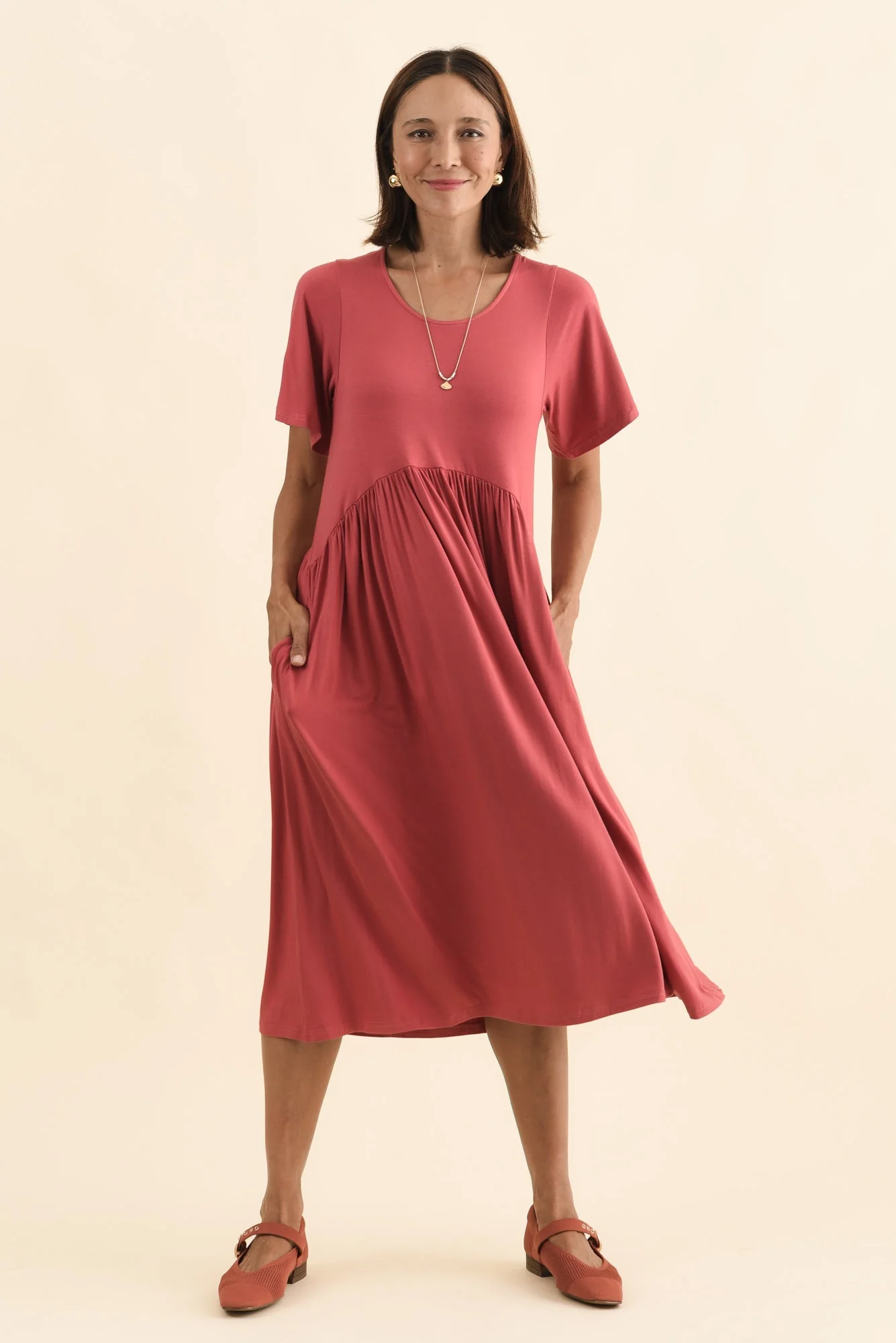 Dalton Rust Crescent Dress - Image 7