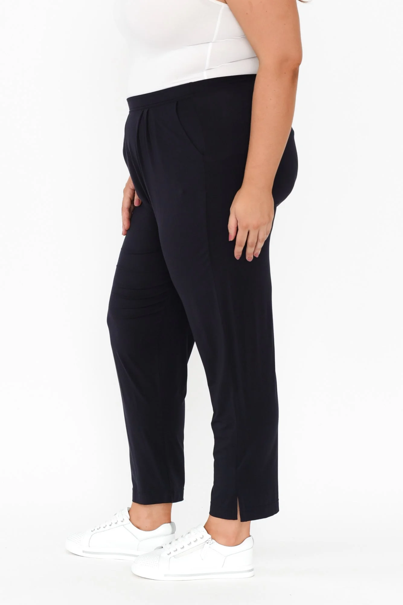 Dana Navy Micro Modal Pants - Image 10