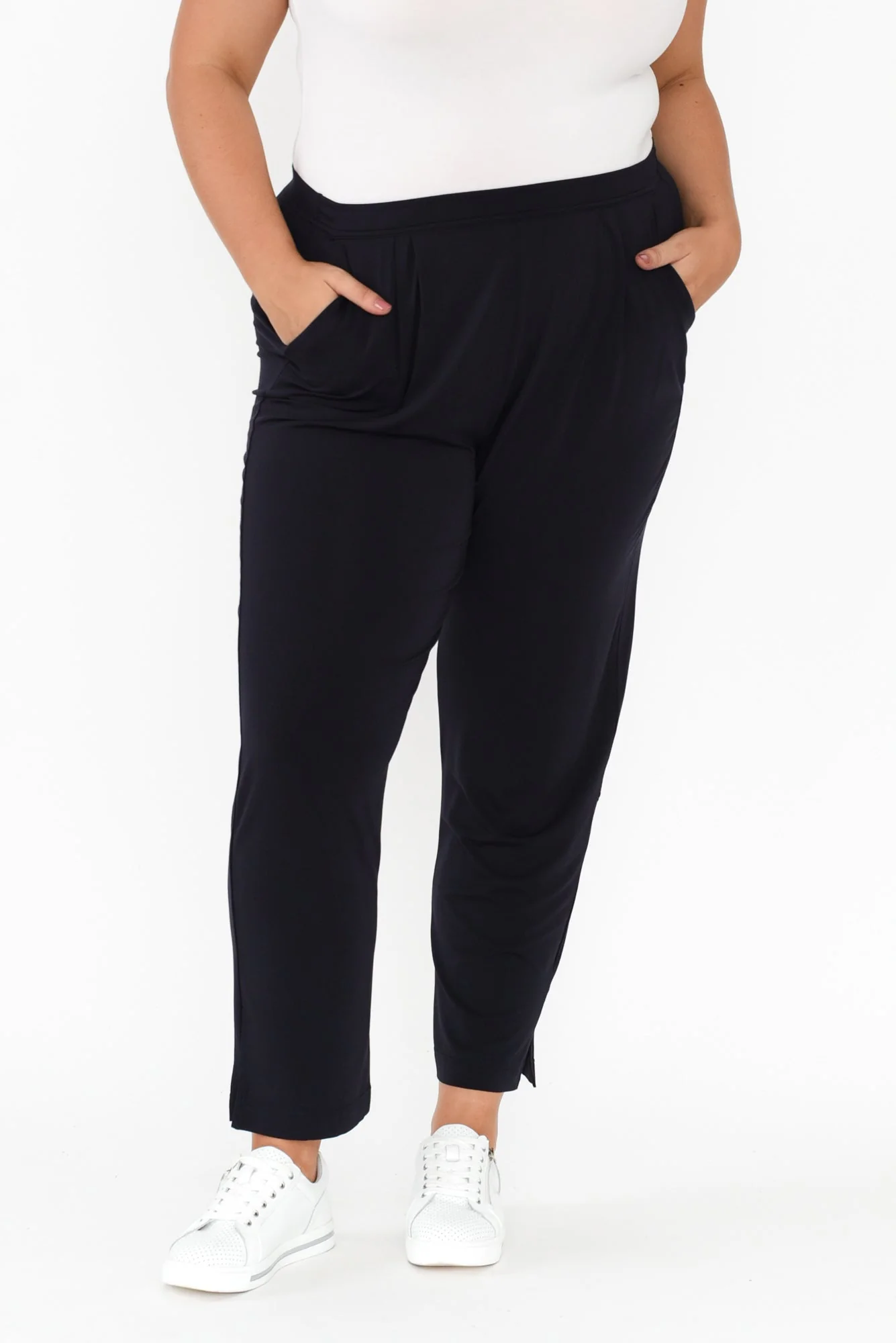 Dana Navy Micro Modal Pants - Image 8