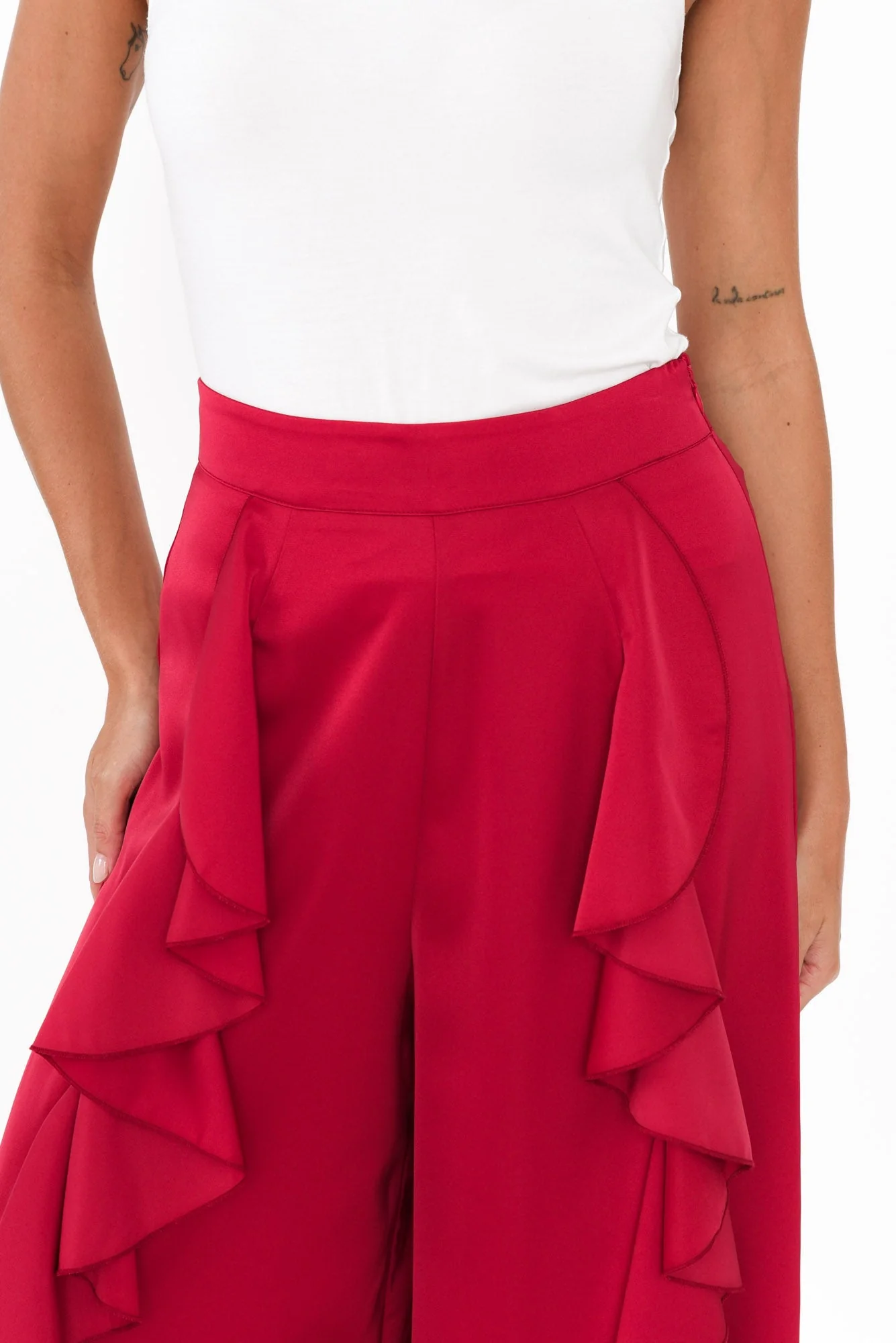Dancer Red Ruffle Pants - Image 7