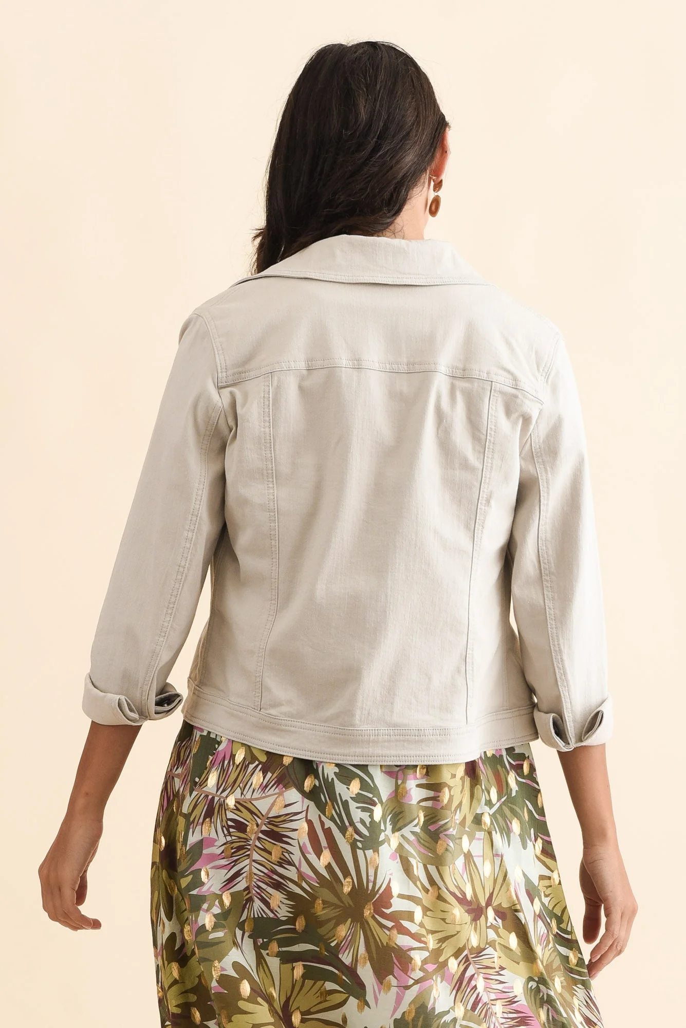 Danielle Stone Stretch Jean Jacket - Image 6